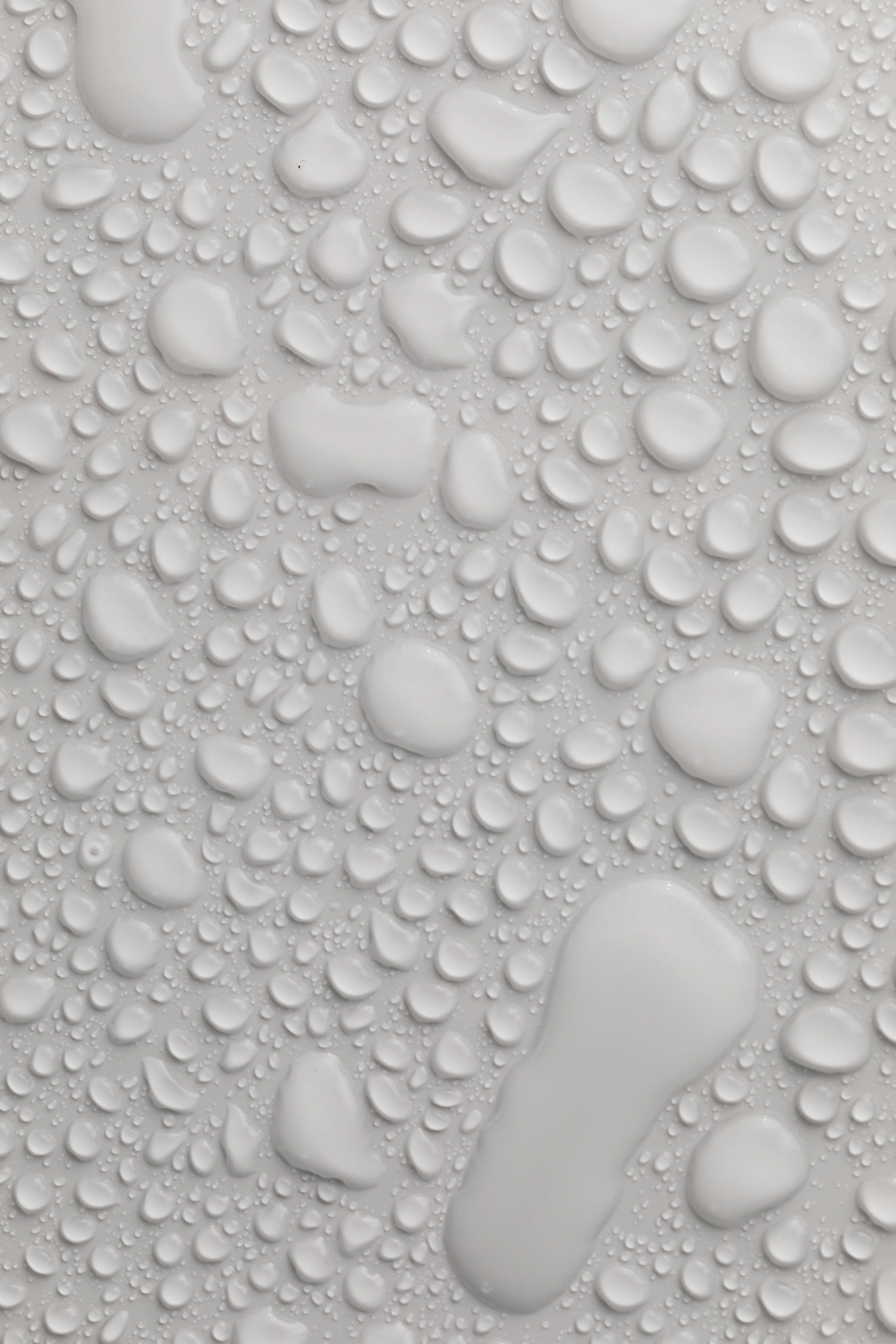 Water Droplets Forming Texture on Smooth Surface Wallpaper