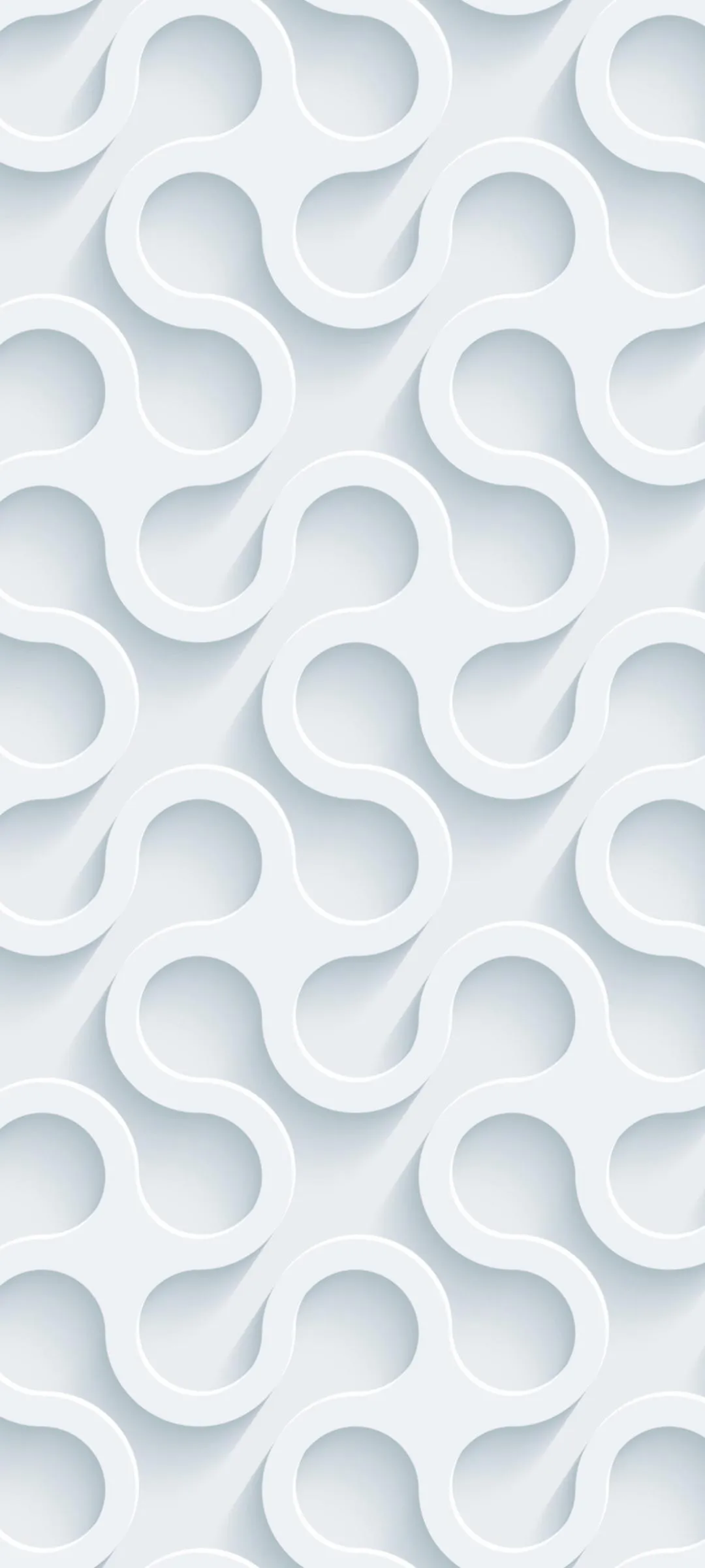 White Organic Texture Abstract Mobile Art Wallpaper