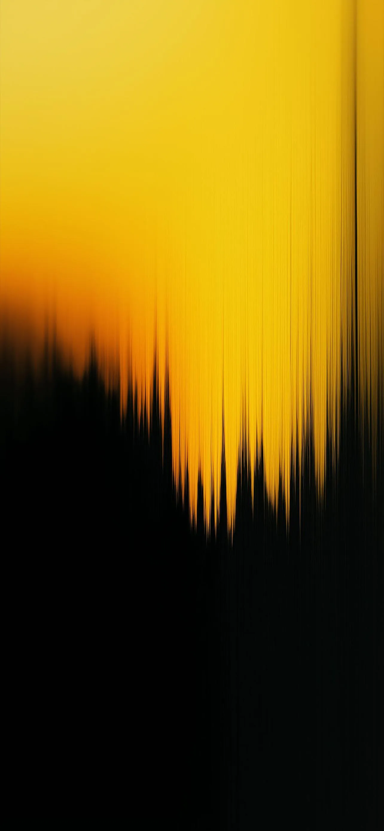 Yellow and Black Abstract Gradient with Smooth Blend