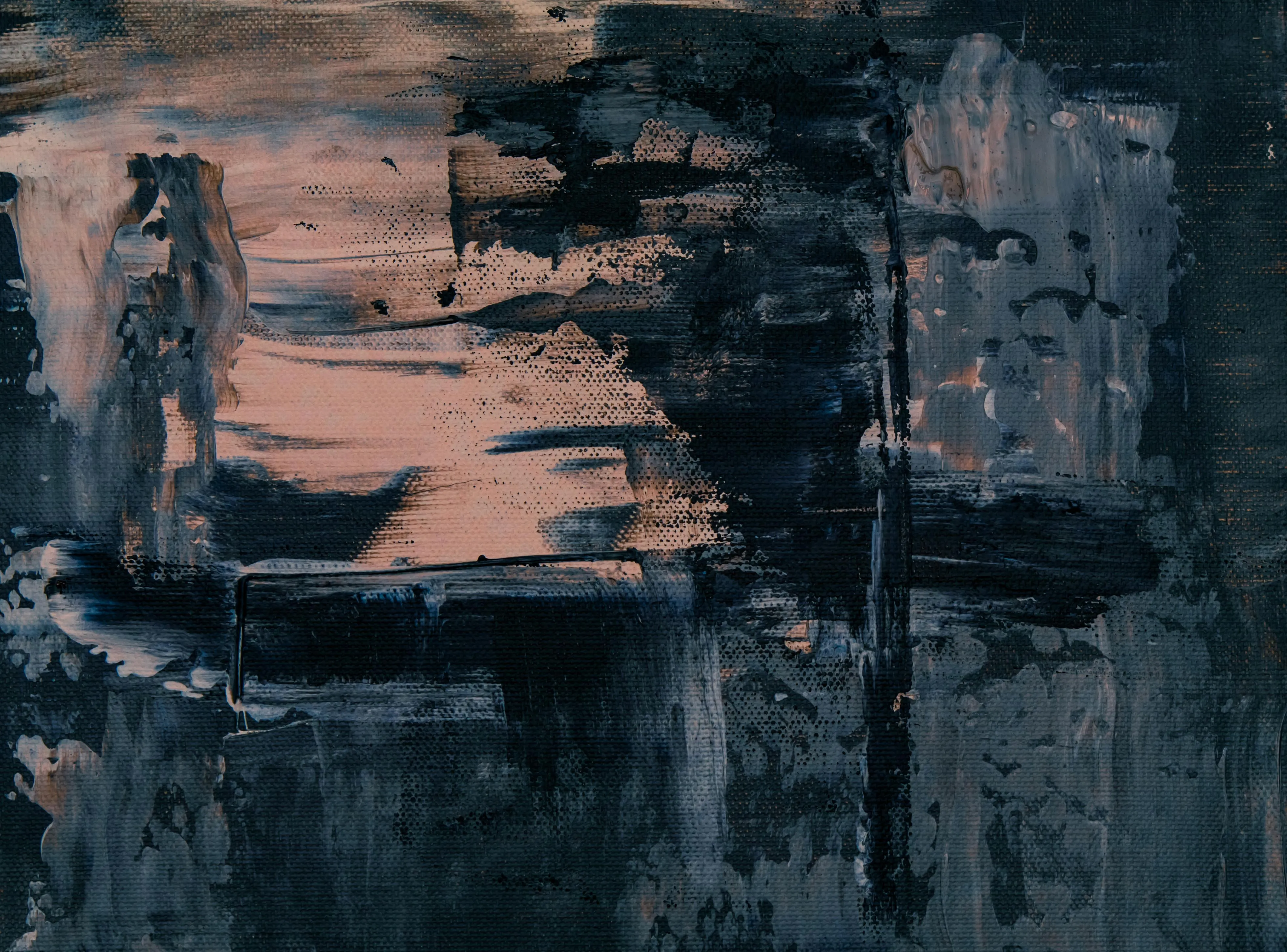 Abstract black and pink brush strokes on a moody Background