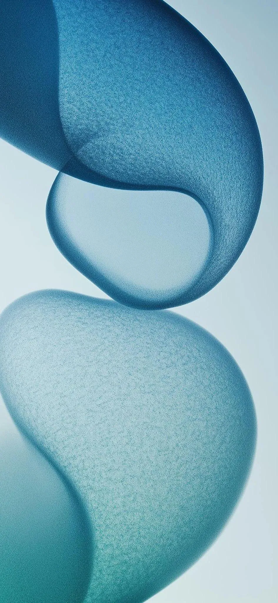 Abstract Blue Spheres in Soft Minimal Liquid Design
