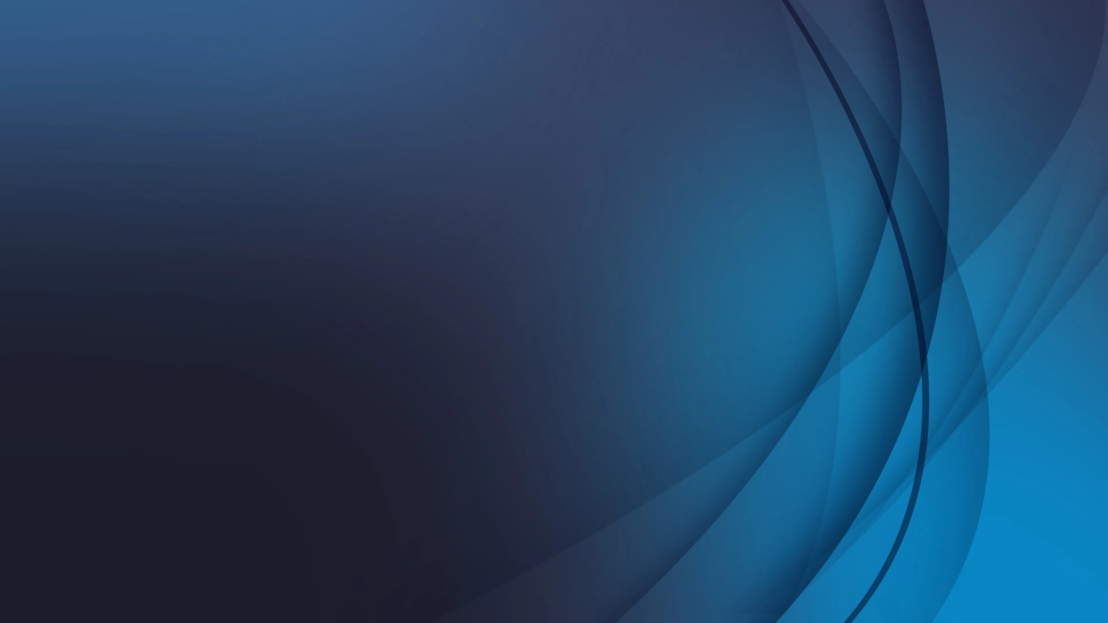 Abstract blue wave design with smooth curved lines Wallpaper
