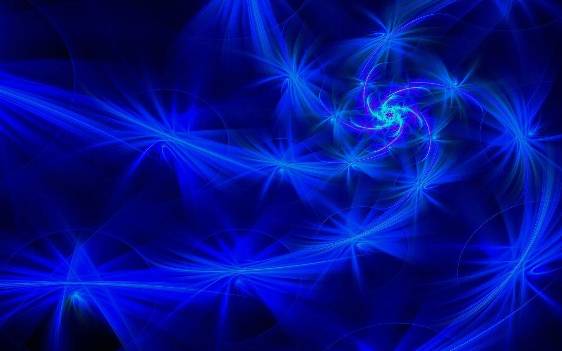 Abstract electric blue energy light effect design Wallpaper