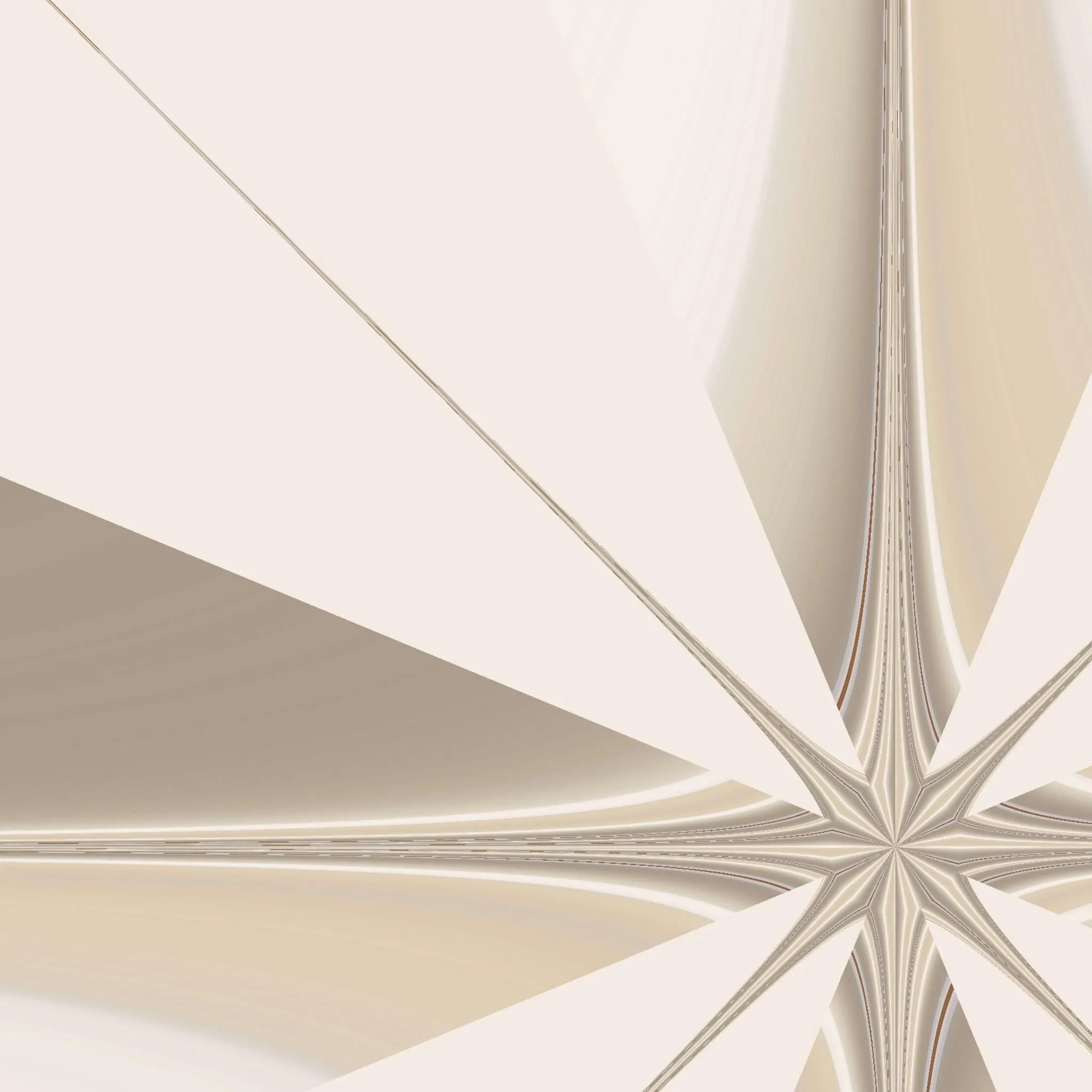 Abstract geometric design in soft cream colour Wallpaper