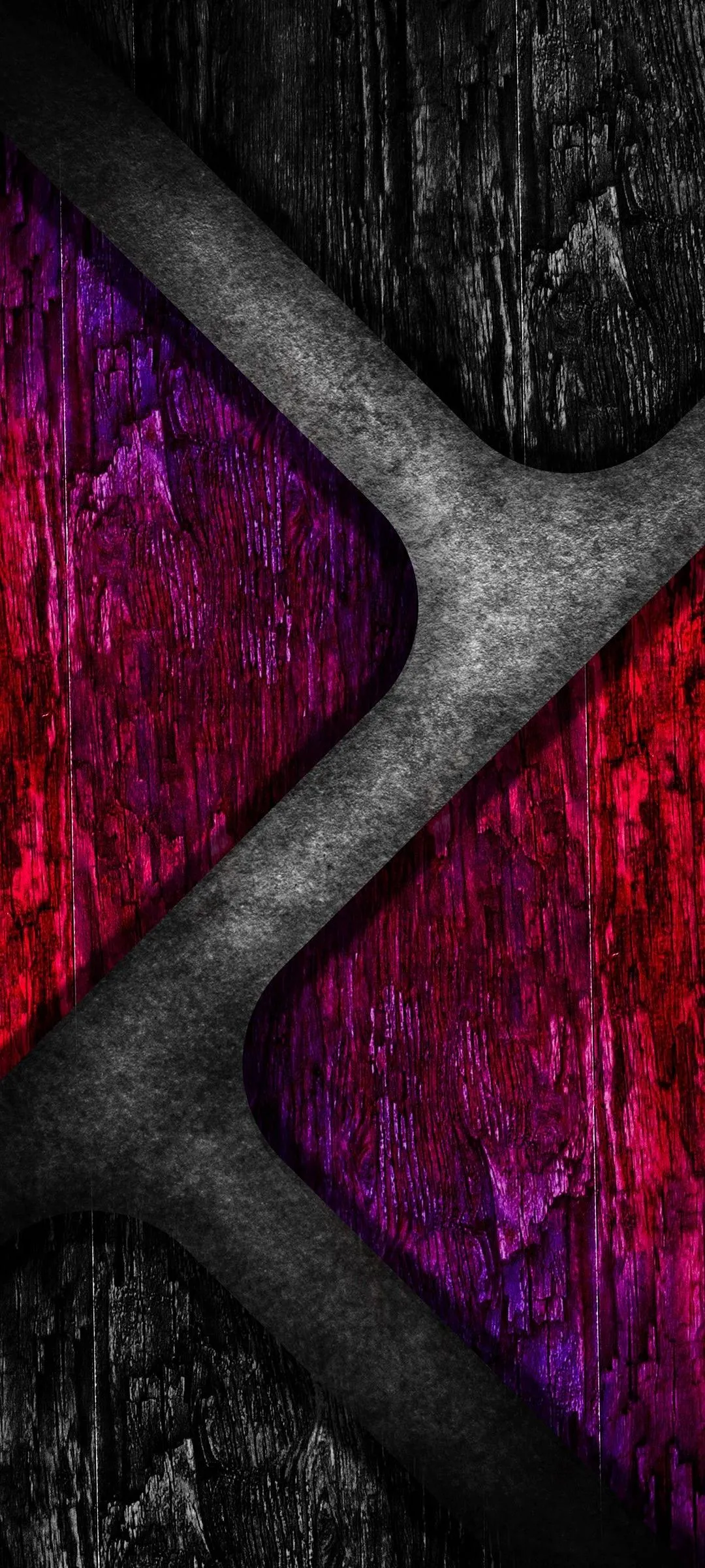 Abstract Geometric Design with Dark Red and Black Textures