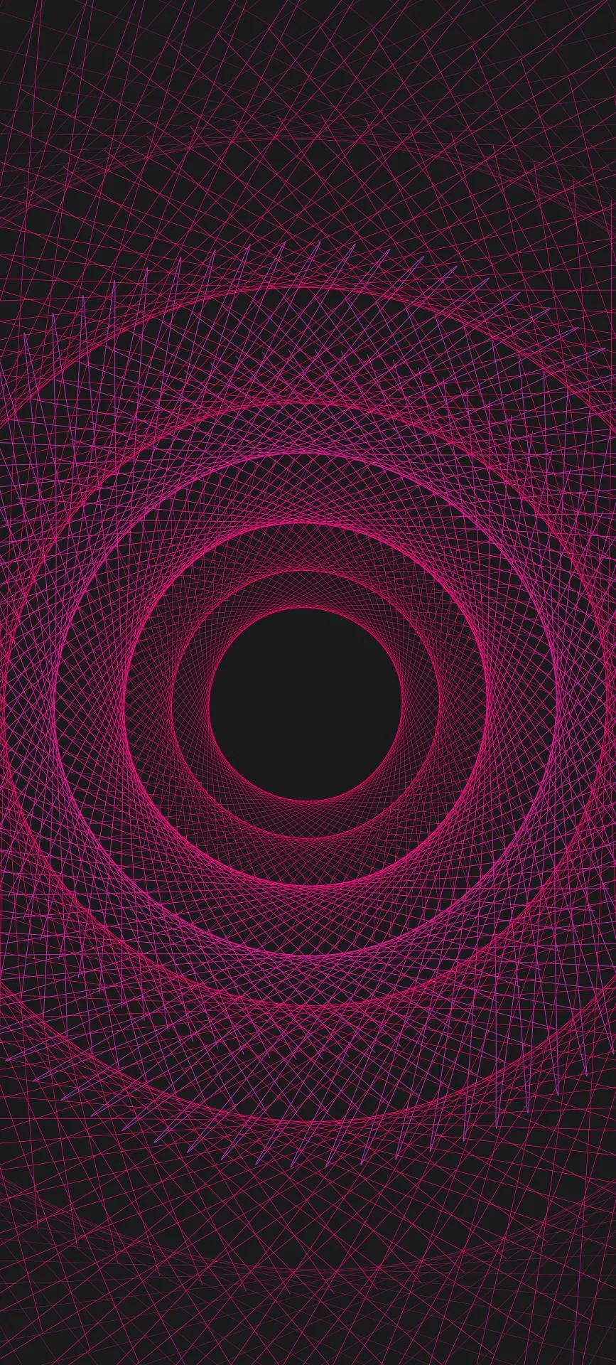 Abstract Pink and Purple Vortex with Circular Patterns