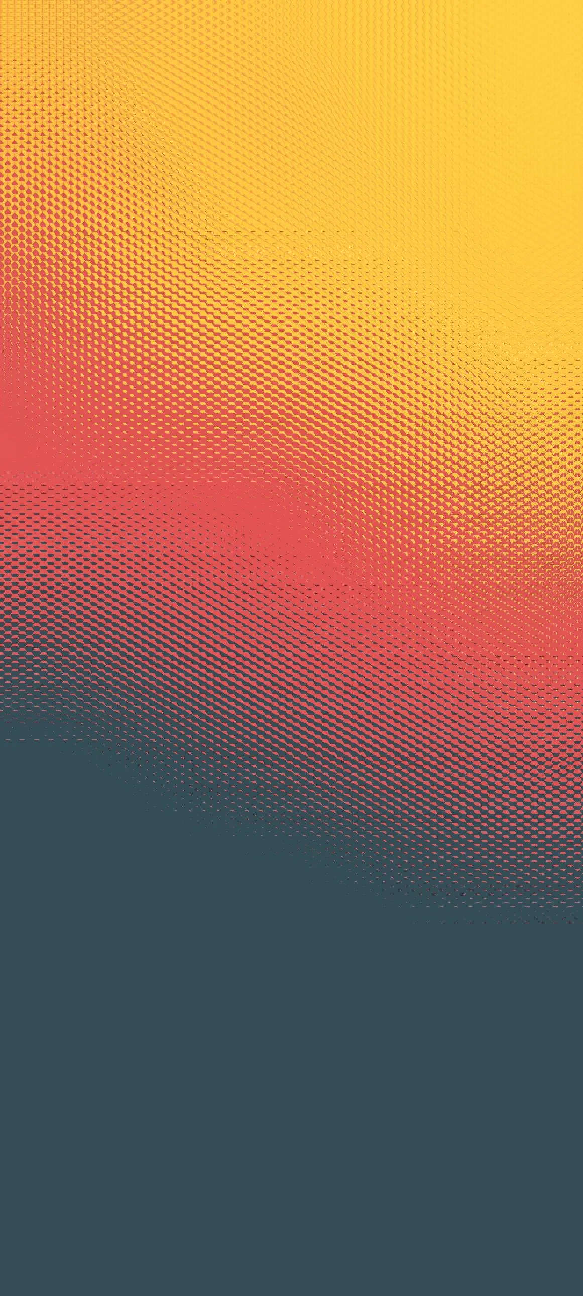 Abstract Yellow Red and Dark Blue Gradient Color Mobile