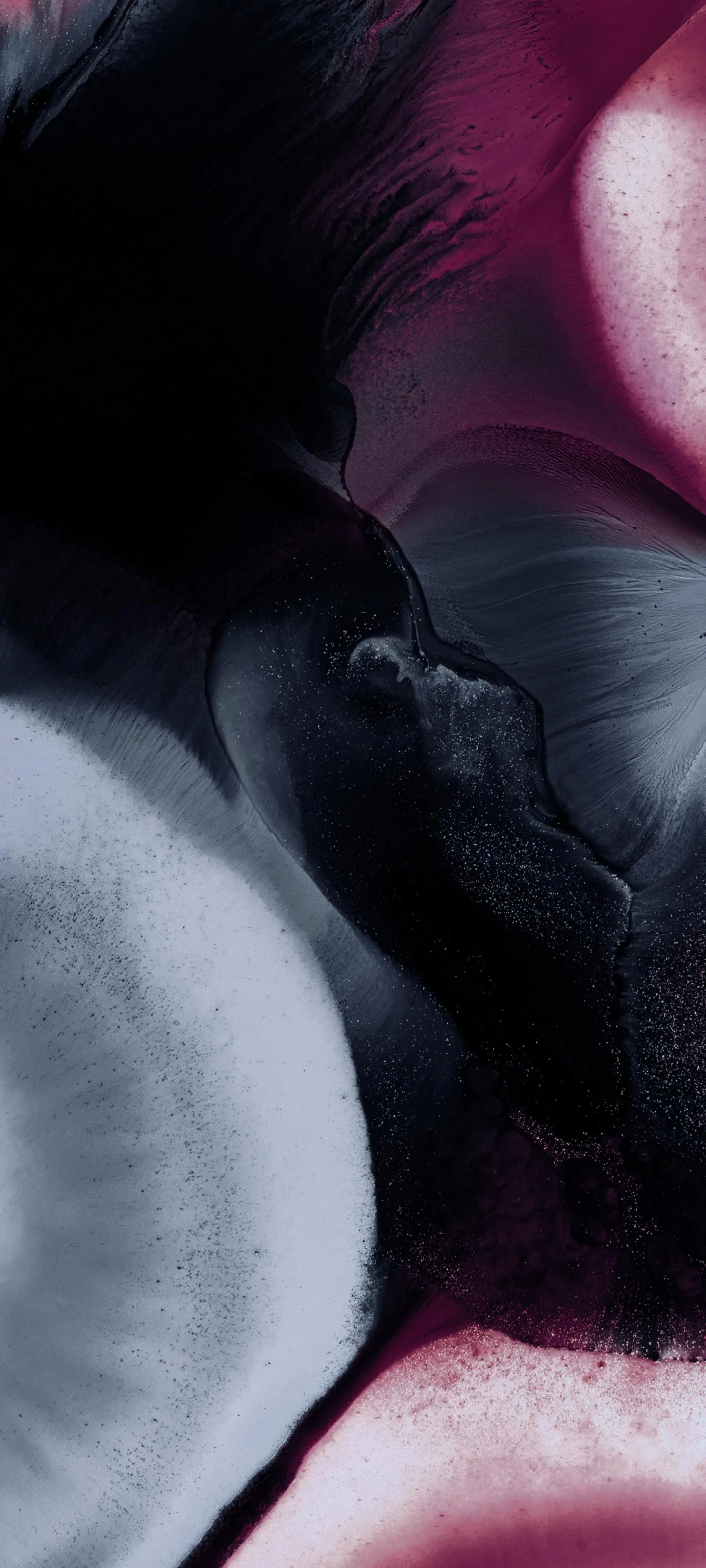 Artistic Ink Color Flowing in Dark Abstract Background