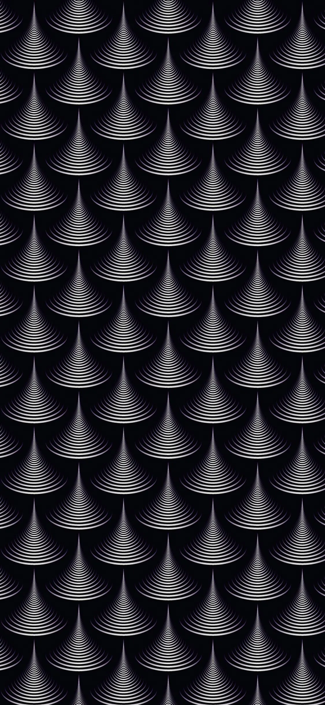 Black 3D Shape Surface with Reflective Industrial Look