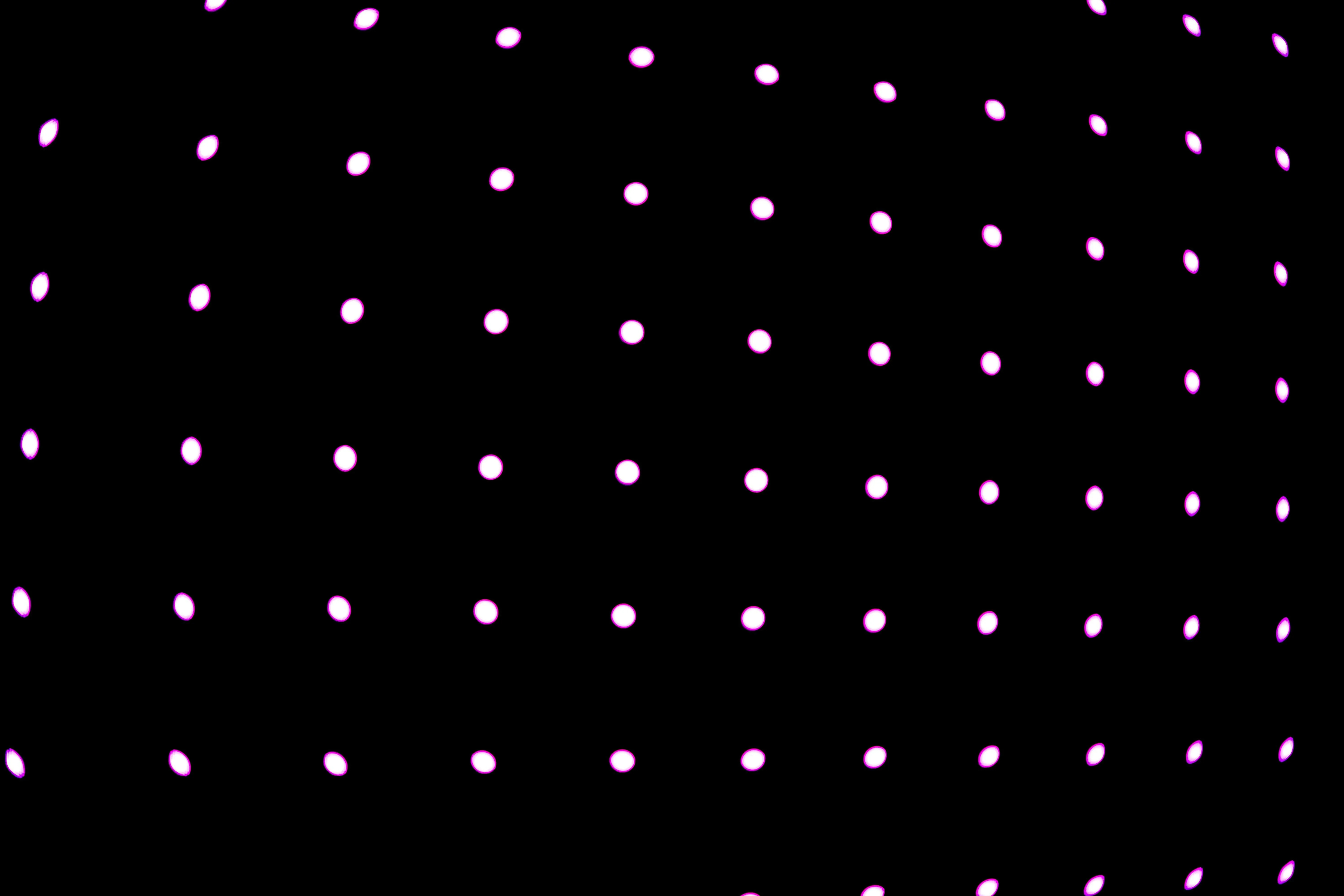 Black background with purple glowing dots in a grid image