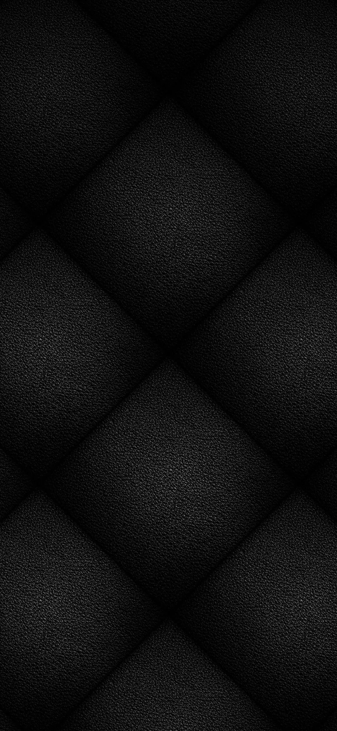 Black Quilted Leather Texture for Luxury Phone Look