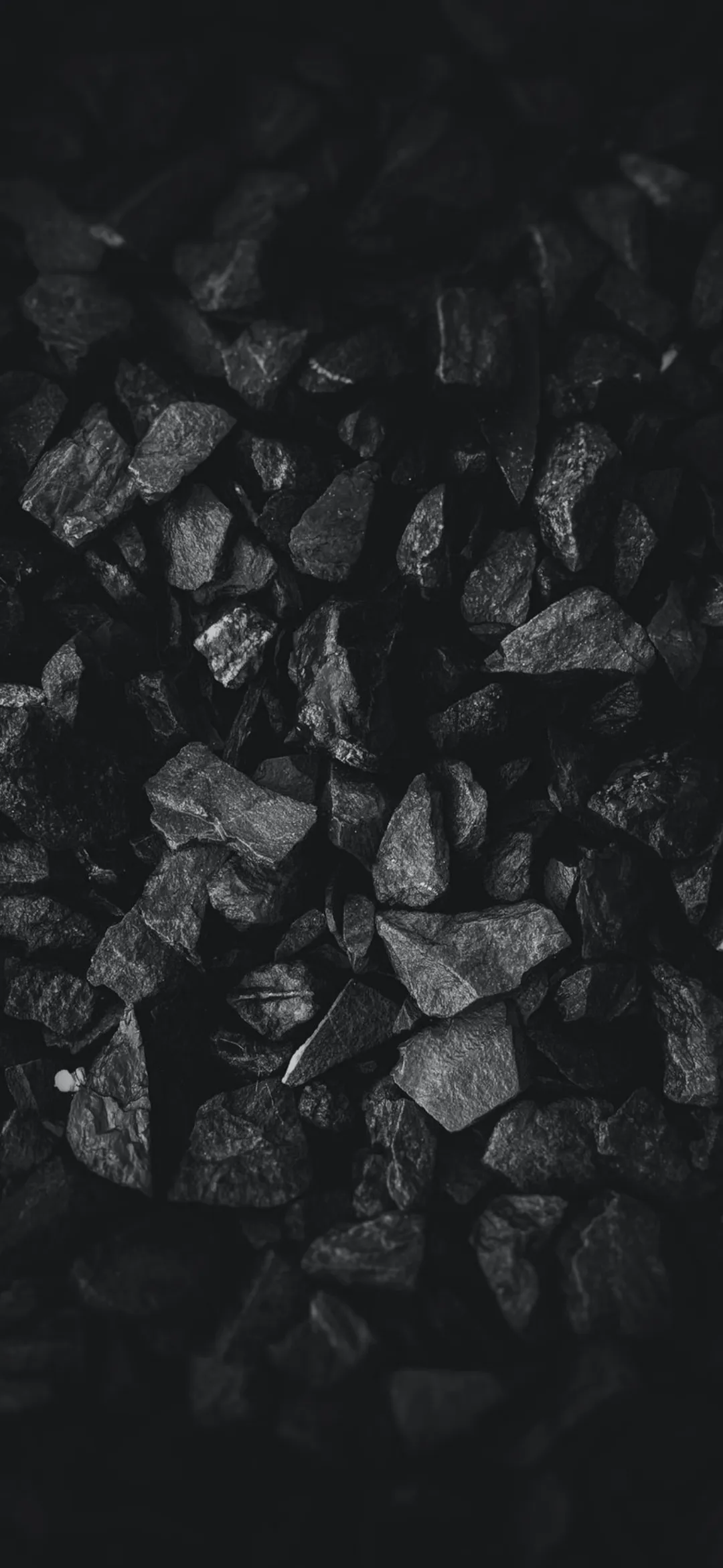 Black stone texture with natural rough surface Background