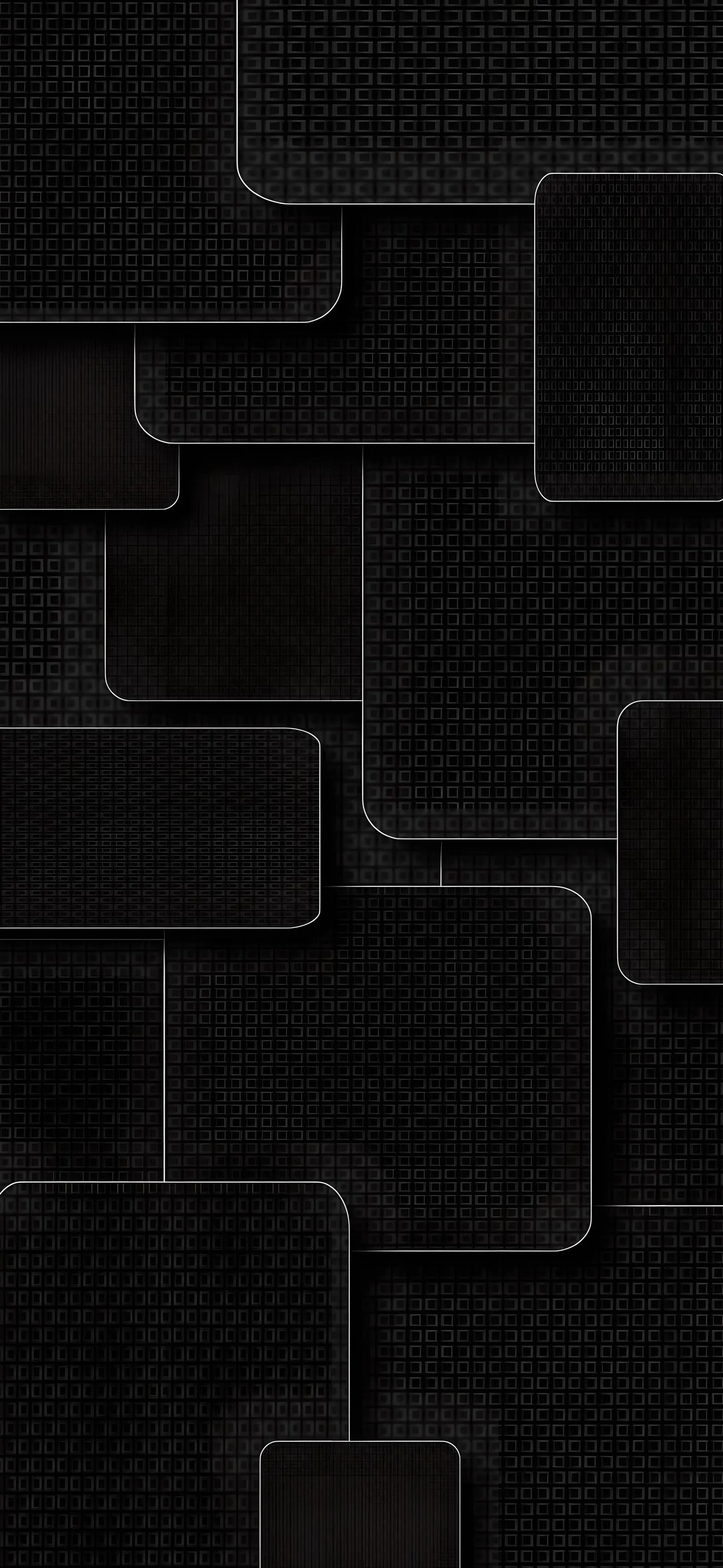 Black Woven Abstract Pattern for Modern Mobile Design