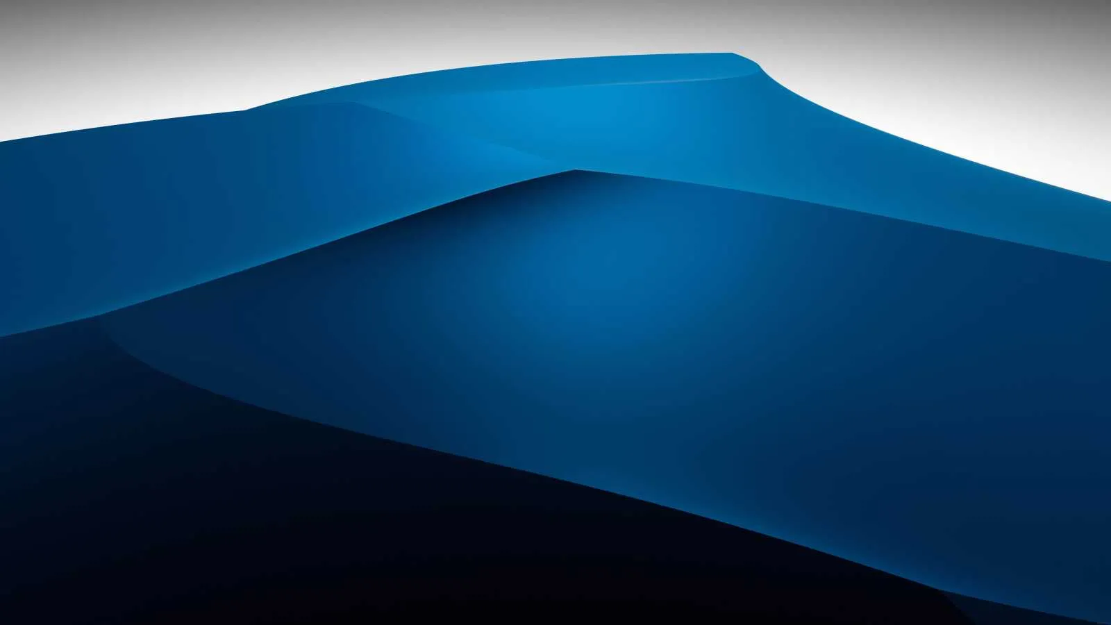 Blue abstract waves on dark background free HD Wallpaper