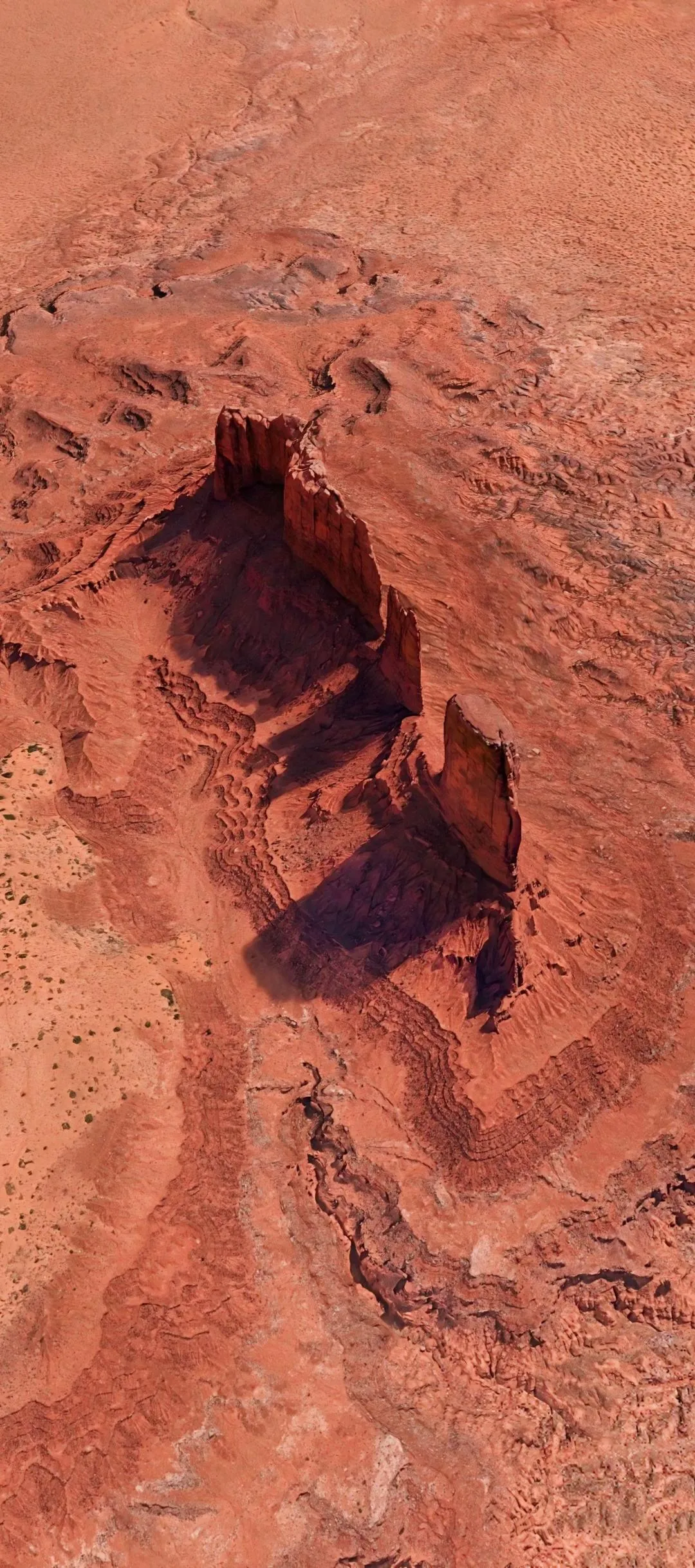 Breathtaking Red Rock Formation Mobile Wallpaper Scene