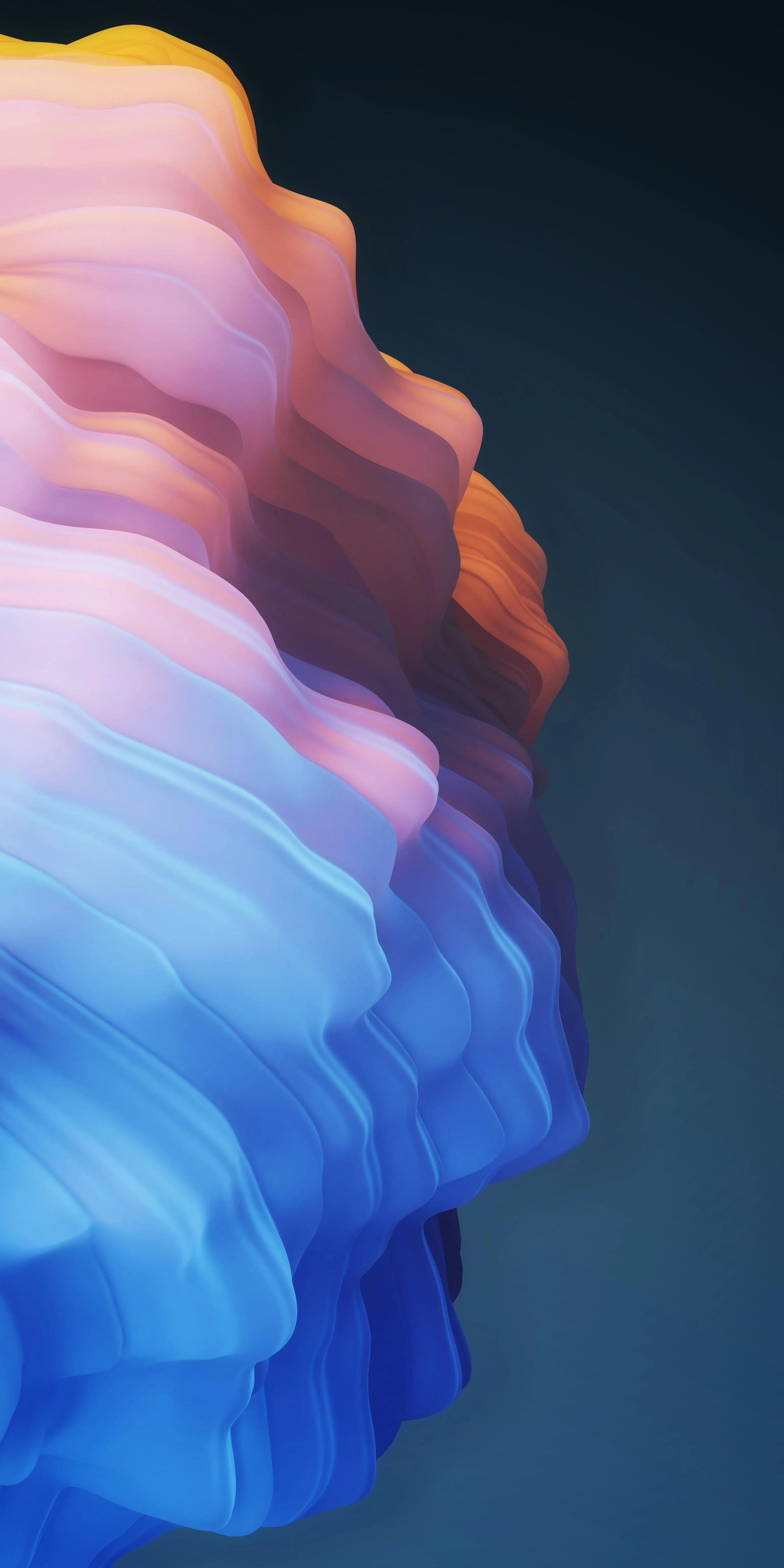 Bright Cloud Burst in Purple and Blue Gradient Flow