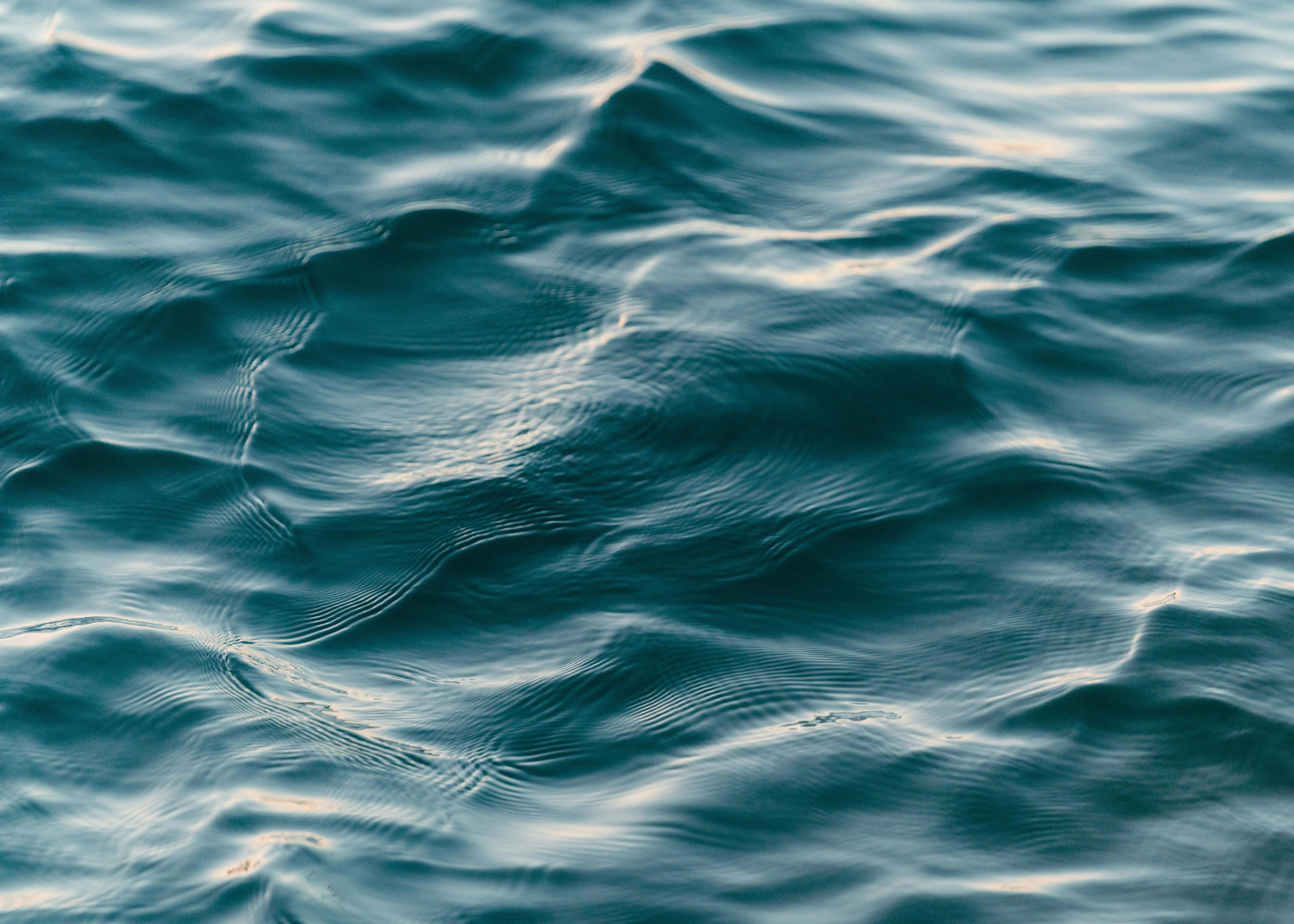 Calm ocean water surface with soft natural ripples Wallpaper