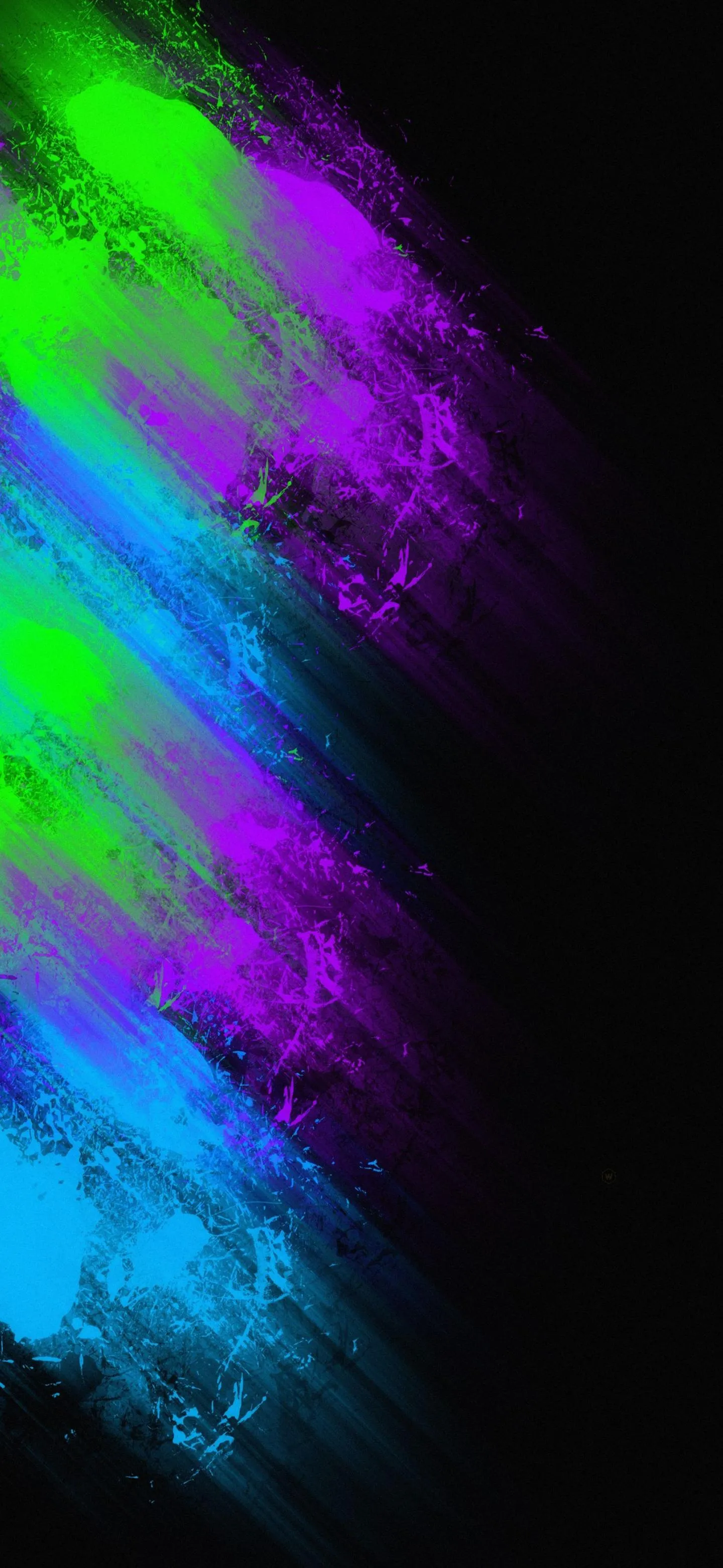 Colorful neon lights abstract background for dynamic feel