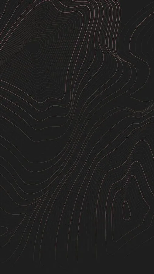 Dark black abstract with subtle contour lines pattern image