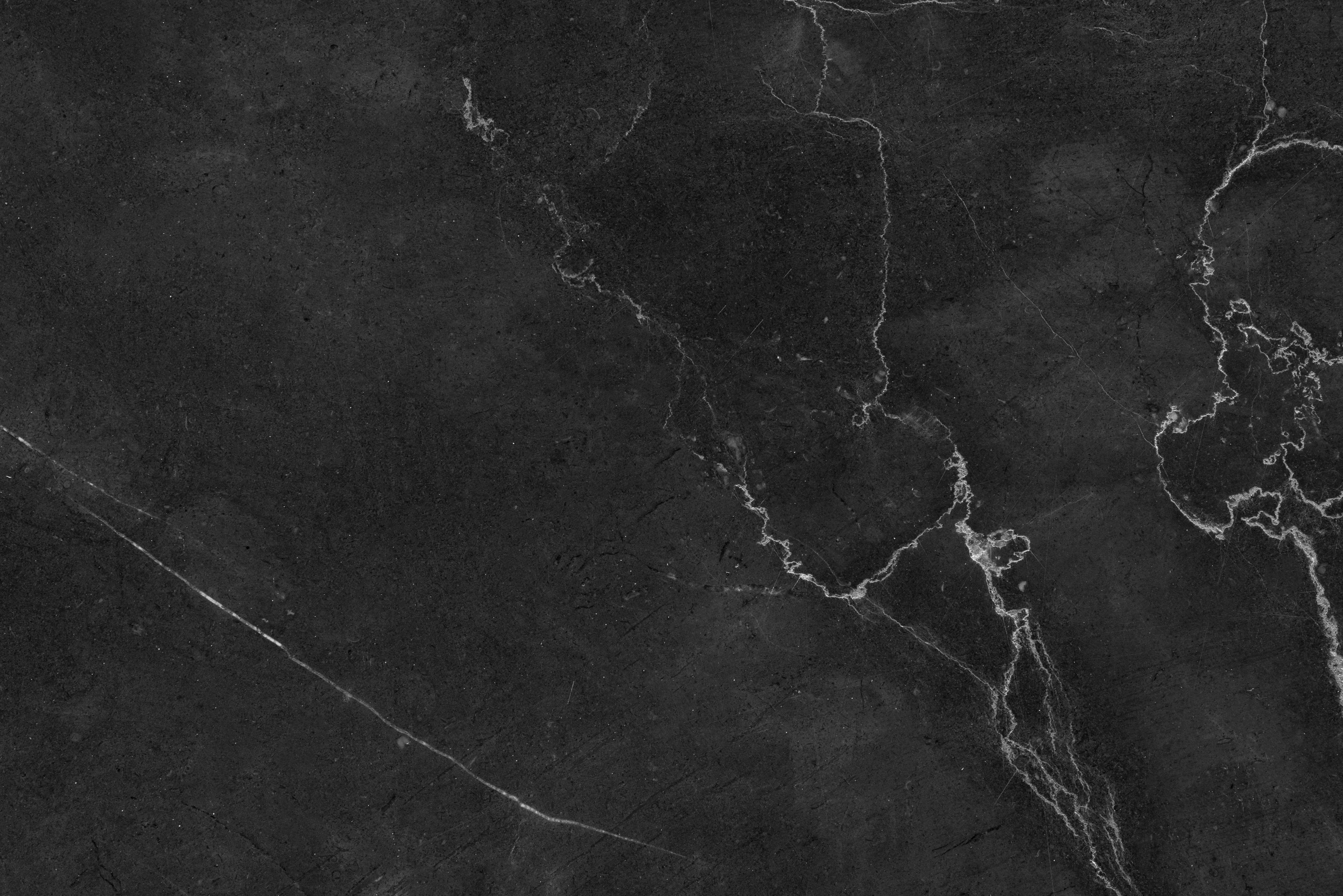 Dark black marble texture with white lines free Wallpaper