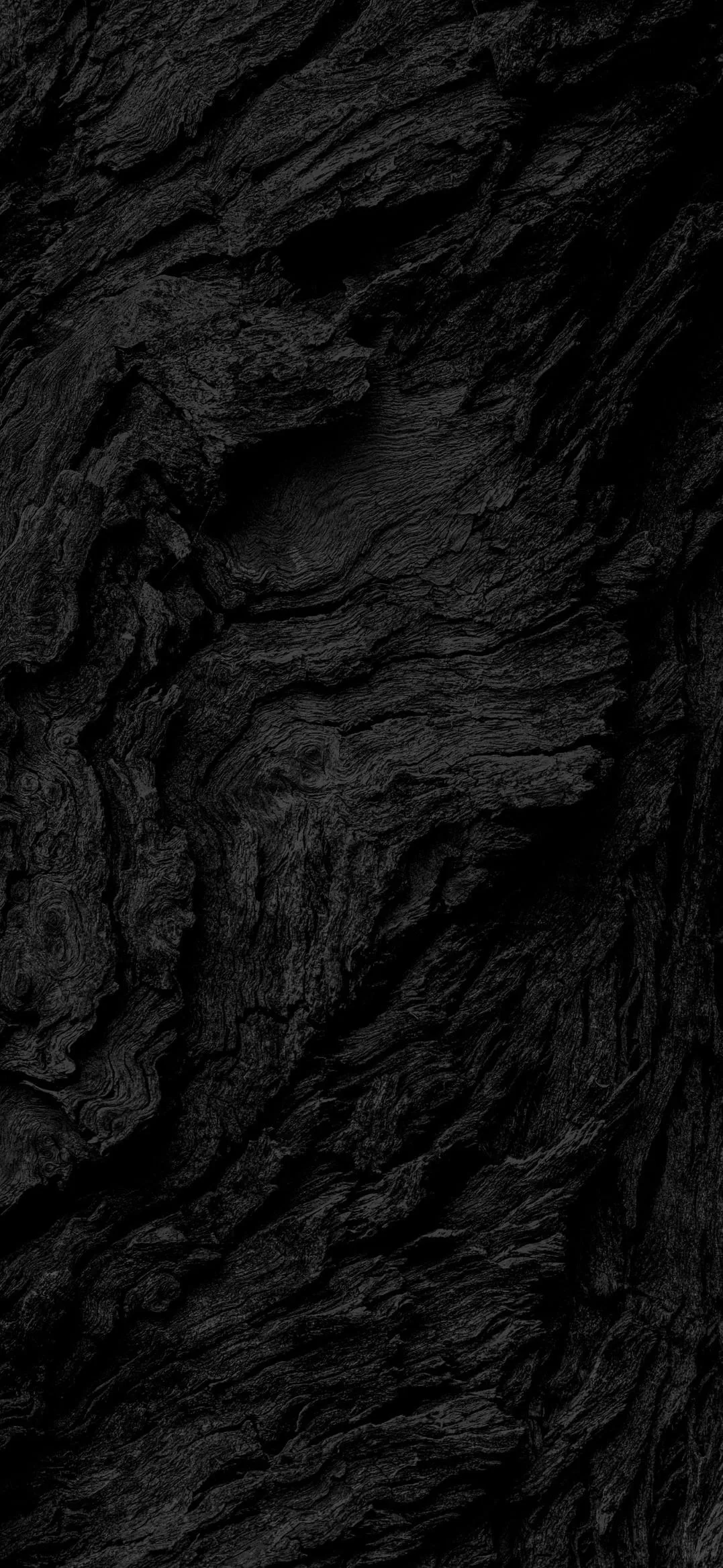 Dark Rocky Mountain Surface with Rough Texture Wallpaper