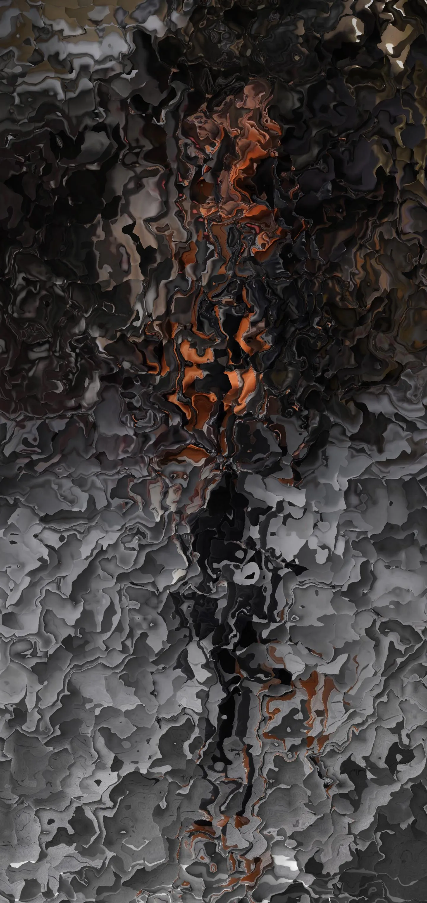 Dark rough texture resembling cracked volcanic rock