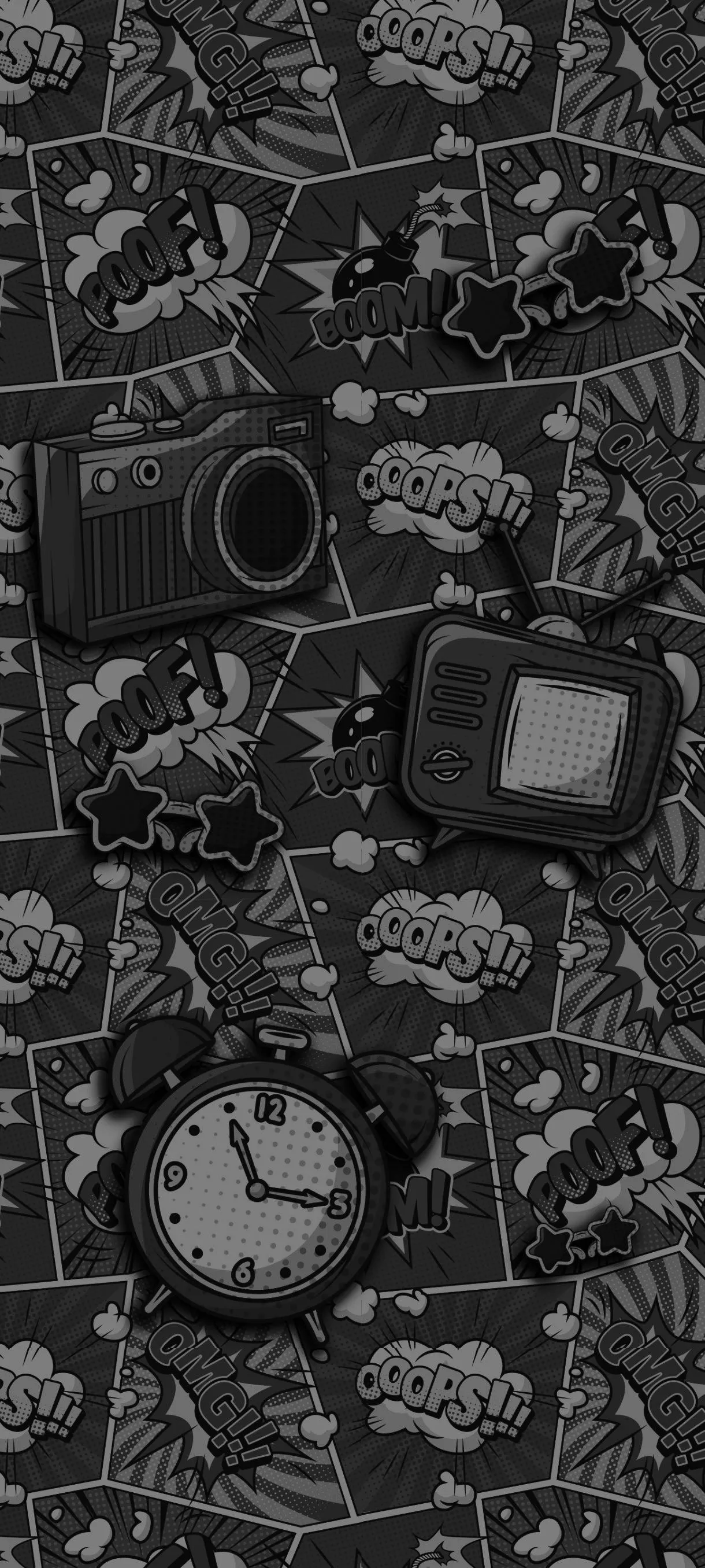 Dark Steampunk Gadget Background with Gear Detail Wallpaper