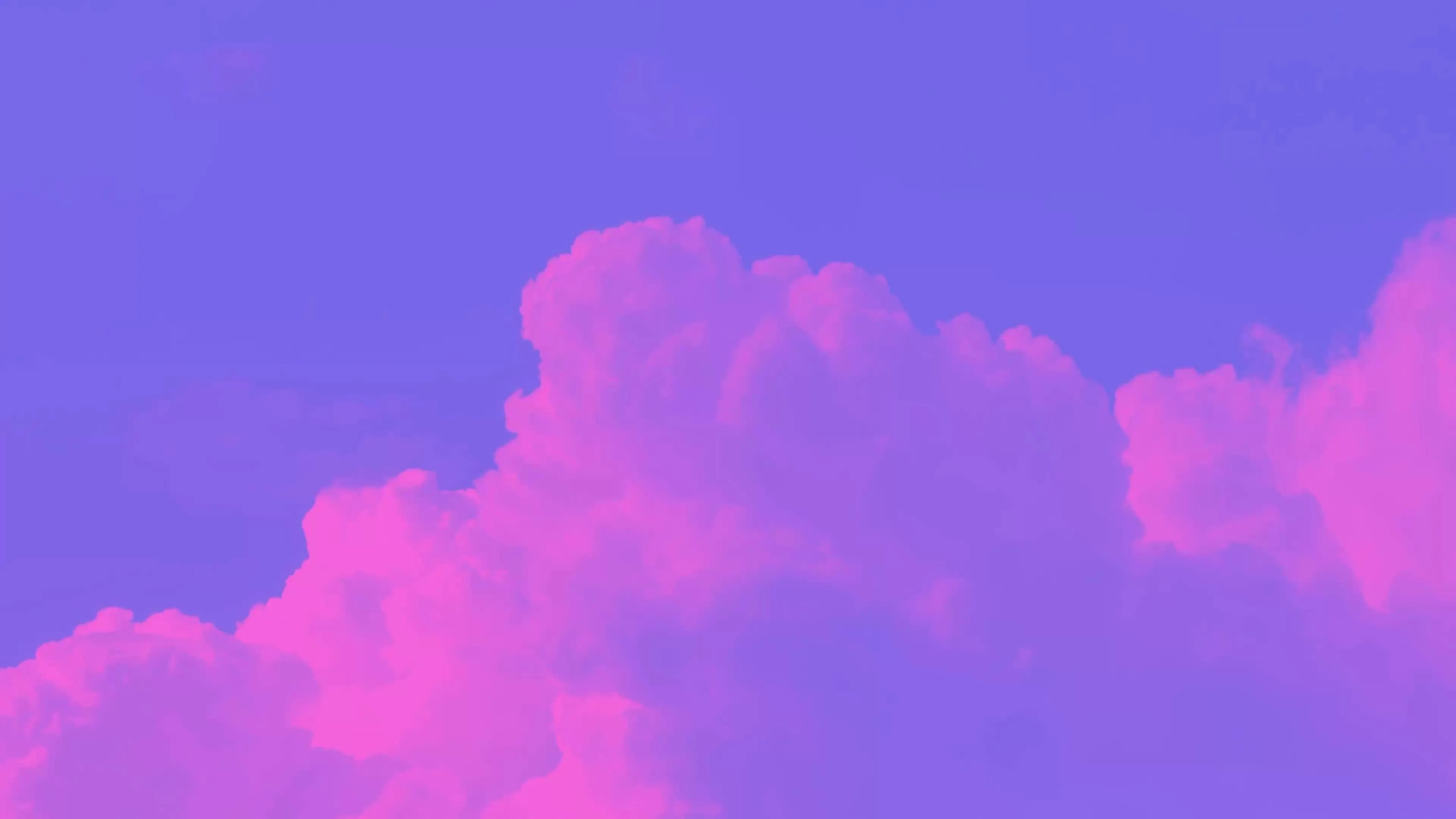 Dreamy pink and purple clouds with soft sky background image