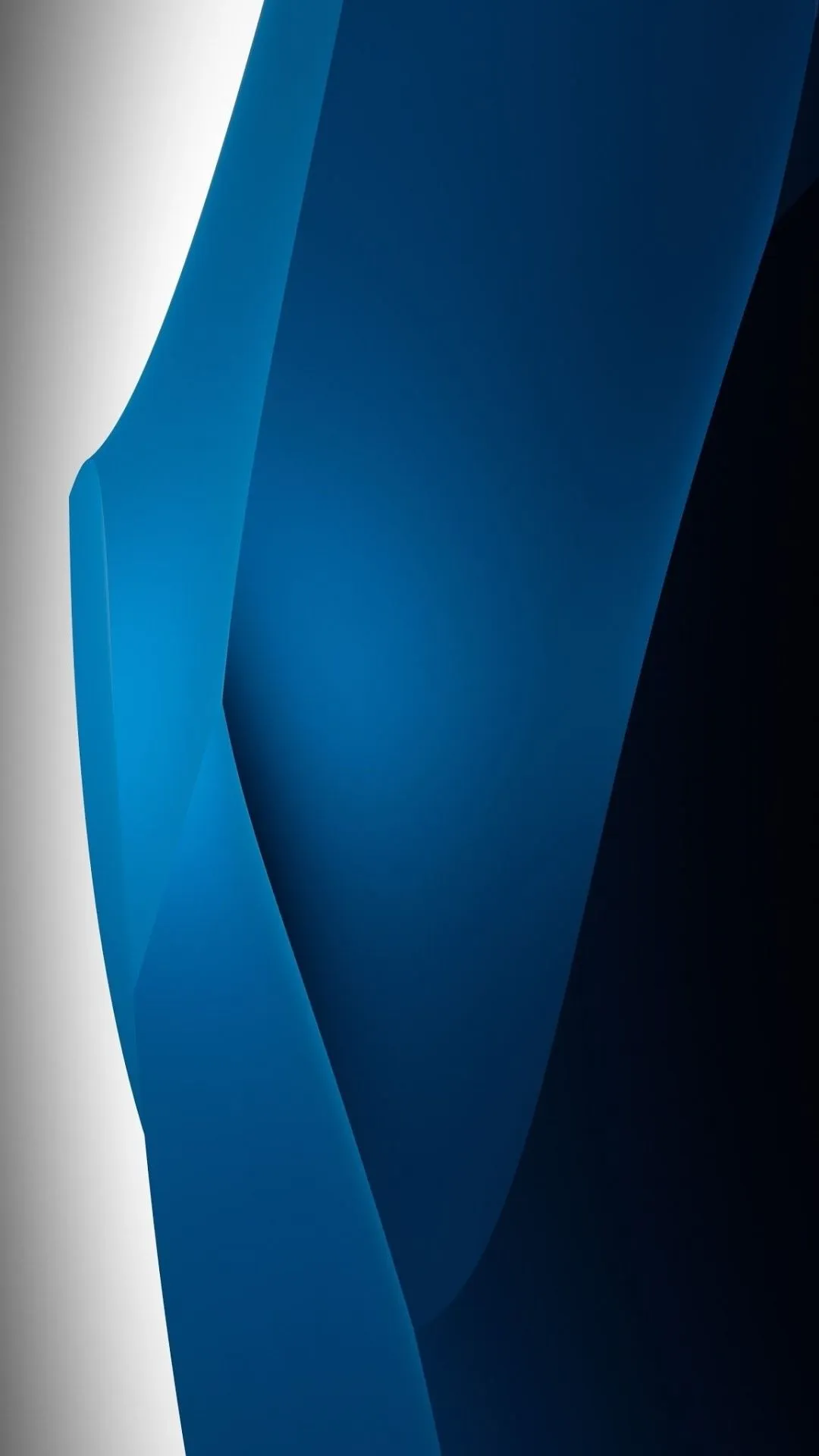 Elegant dark blue wave abstract 3D background Wallpaper