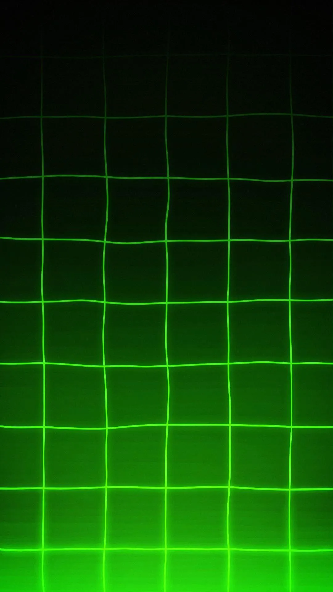 Futuristic black background with green digital grid lines 4K