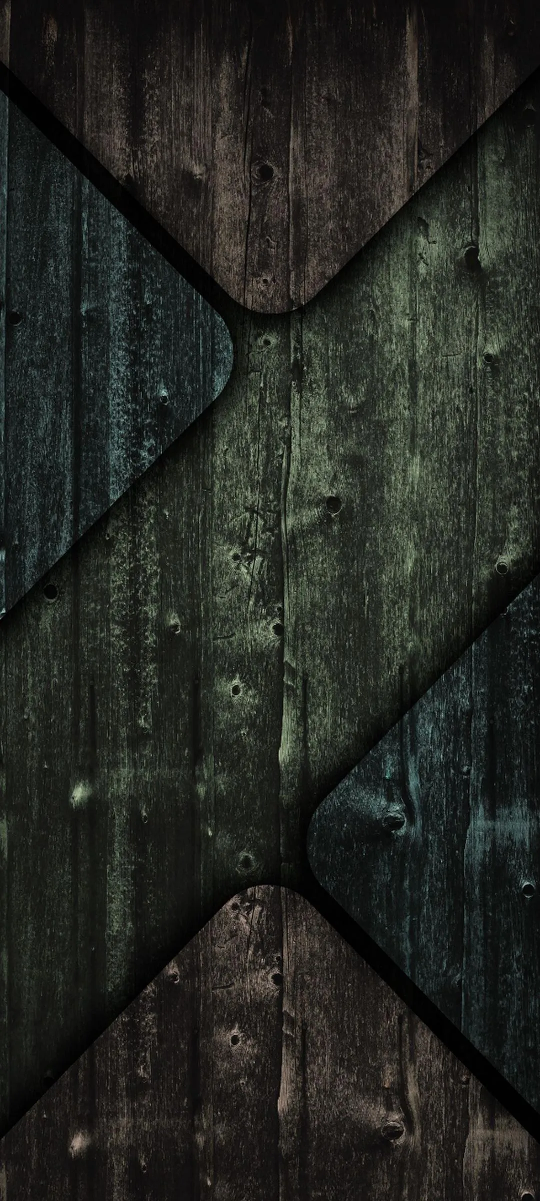 Industrial Metal Surface with Rusty Green Texture Wallpaper