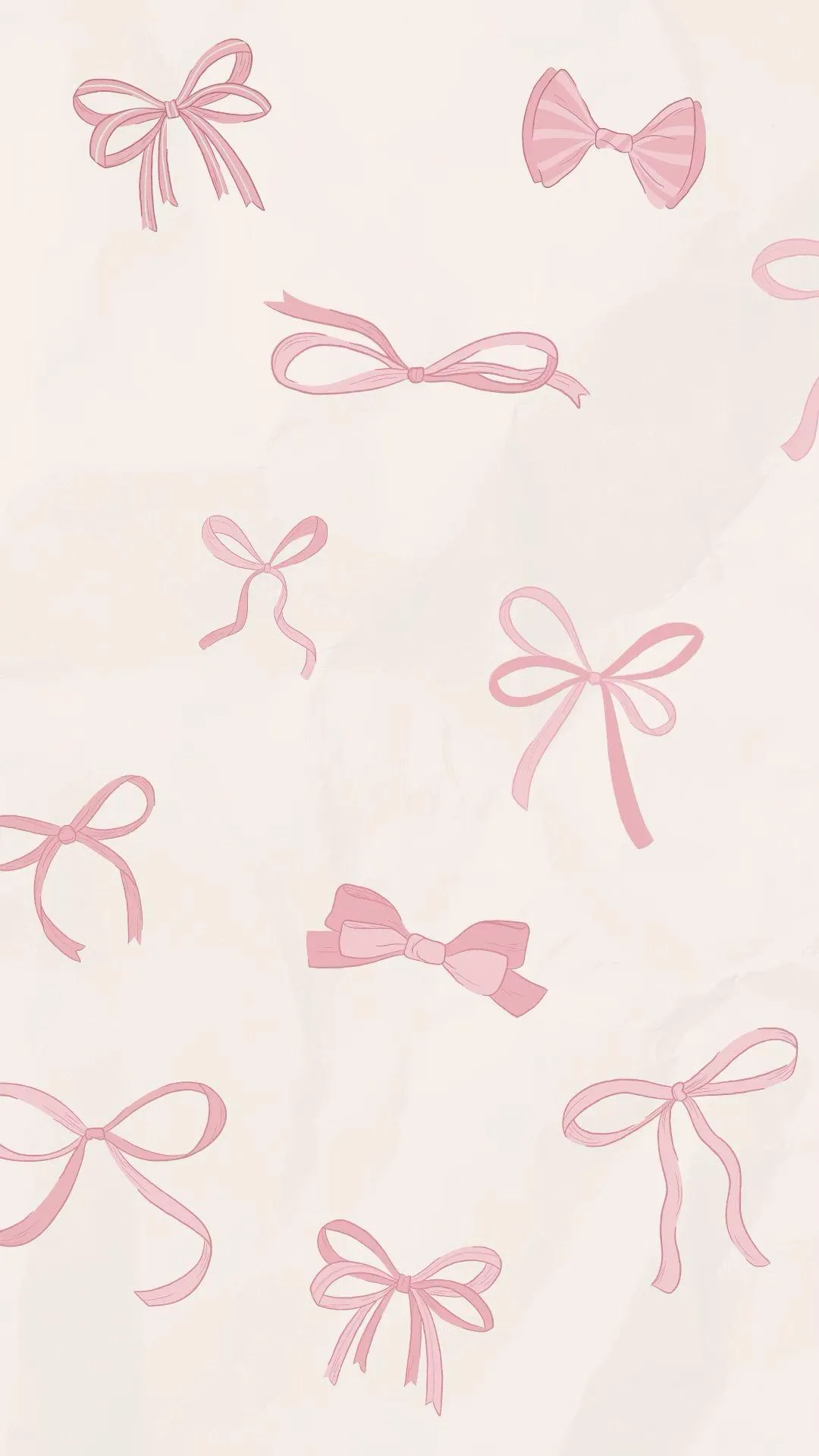 Light background decorated with soft pink ribbon bows 4K