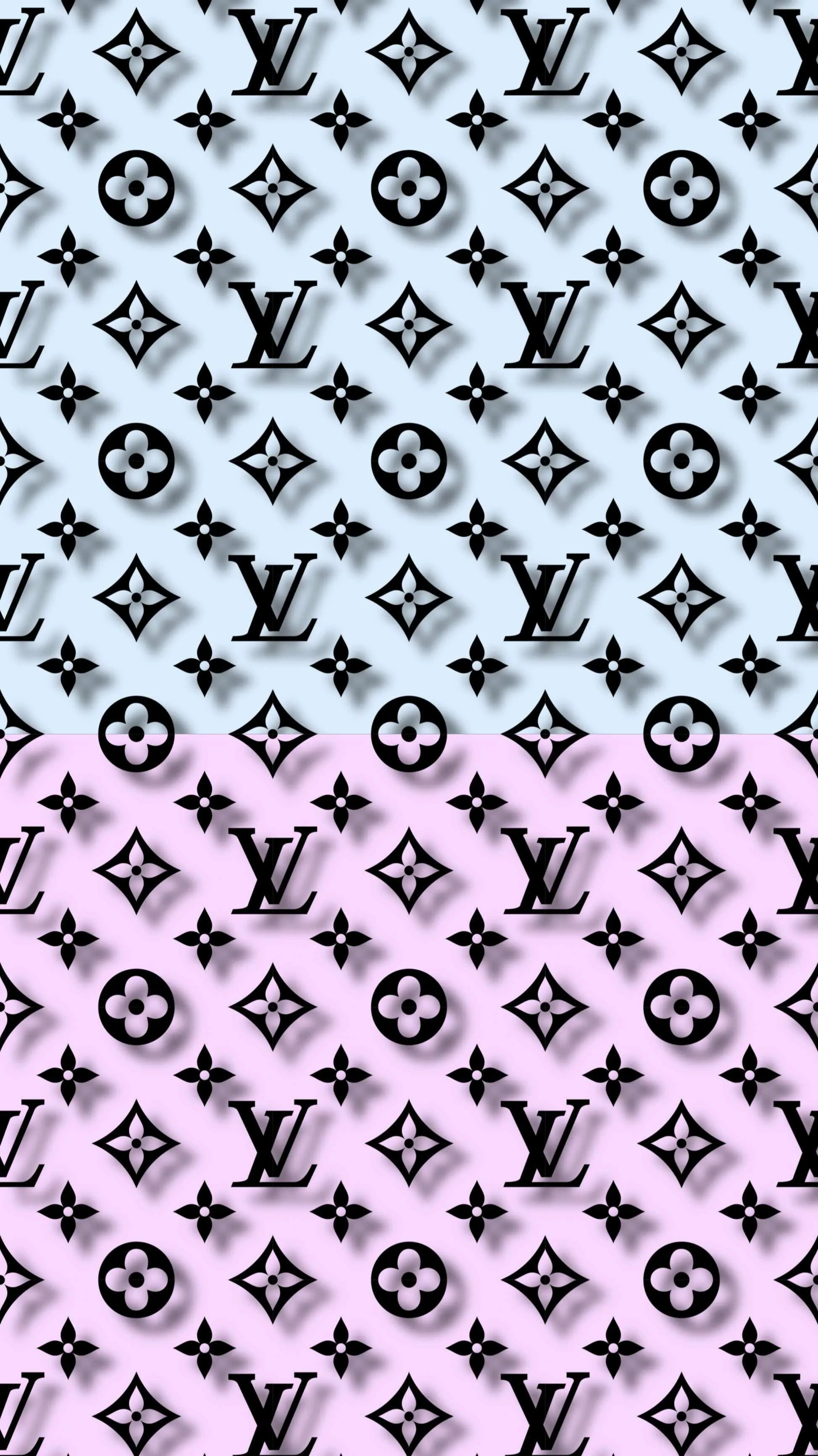 Minimal Pastel Grid Pattern with Texture Blend Wallpaper