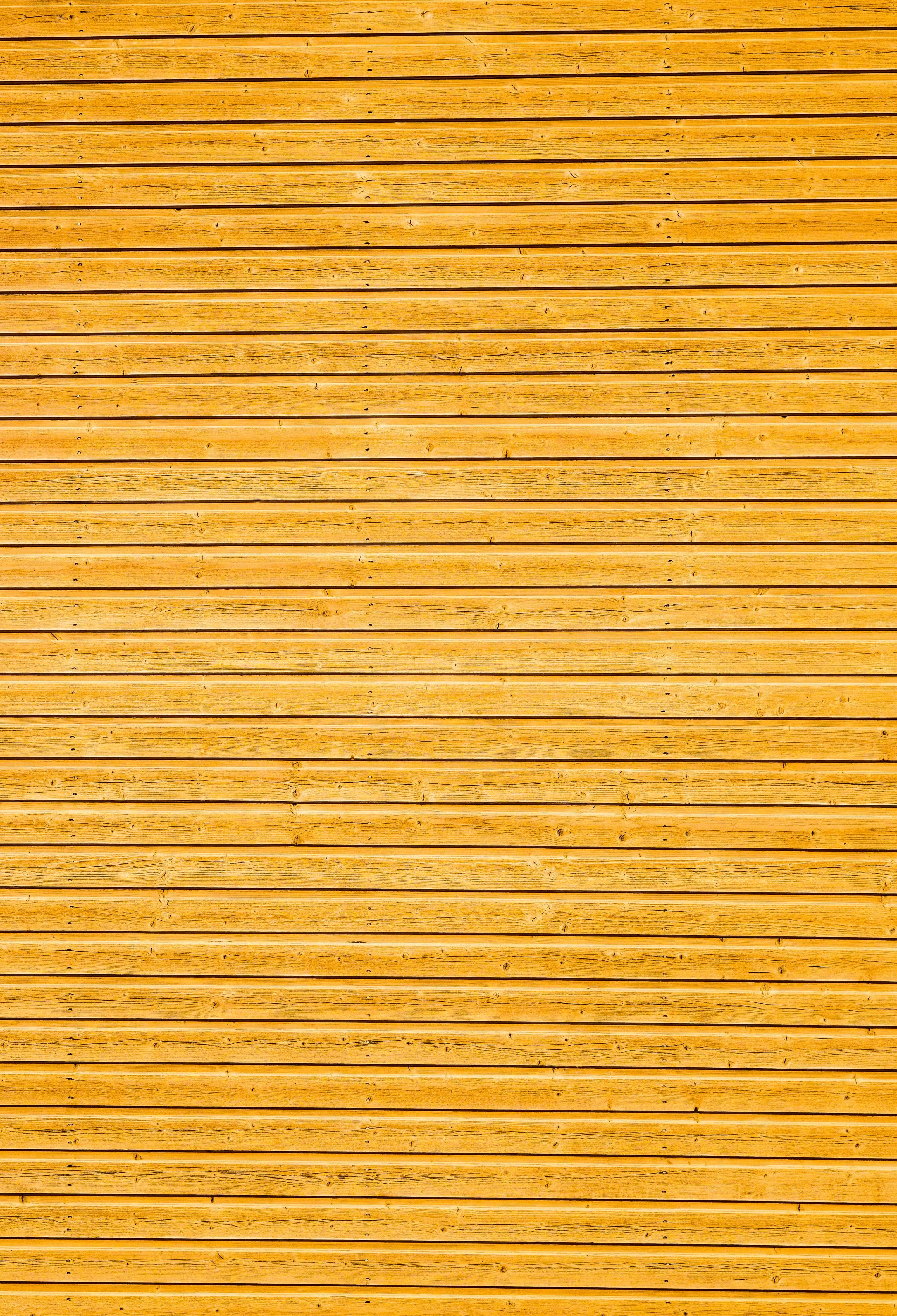 Natural wooden slats texture with horizontal lines Wallpaper