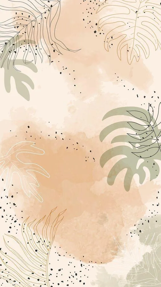 Neutral abstract background with soft tropical theme image
