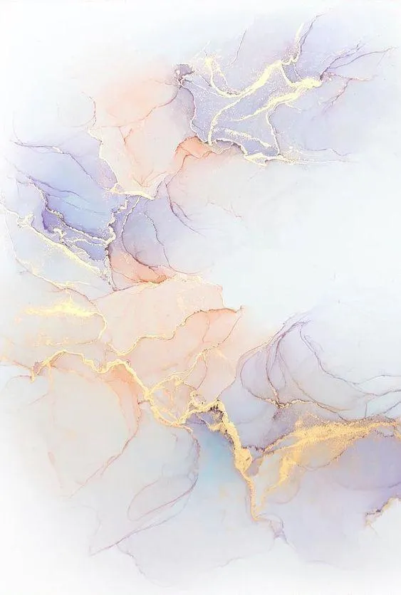 Pastel marble texture with shimmering gold veins Wallpaper