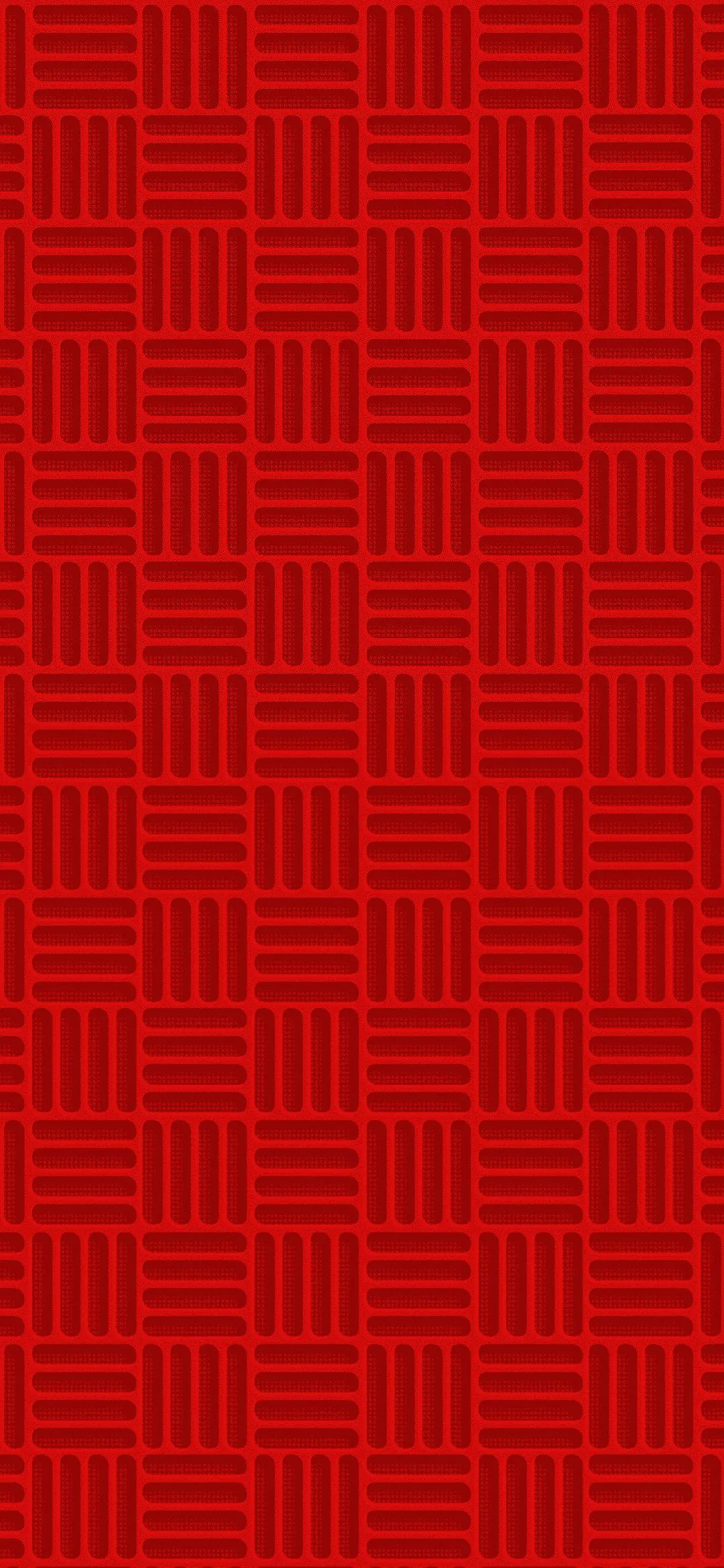Red Geometric Tile Pattern with Minimalist Design Look