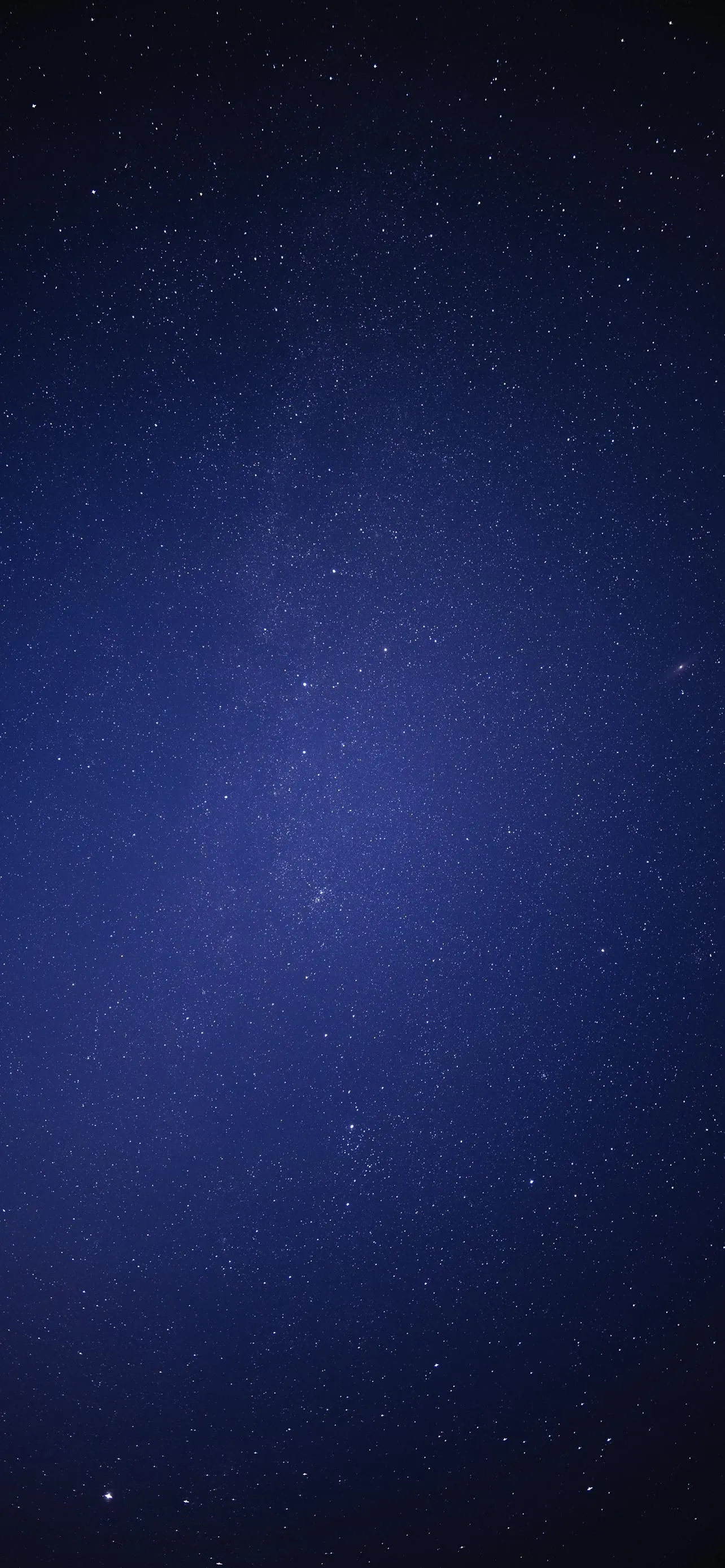 Simple Starry Night Sky with Deep Blue Glow Wallpaper