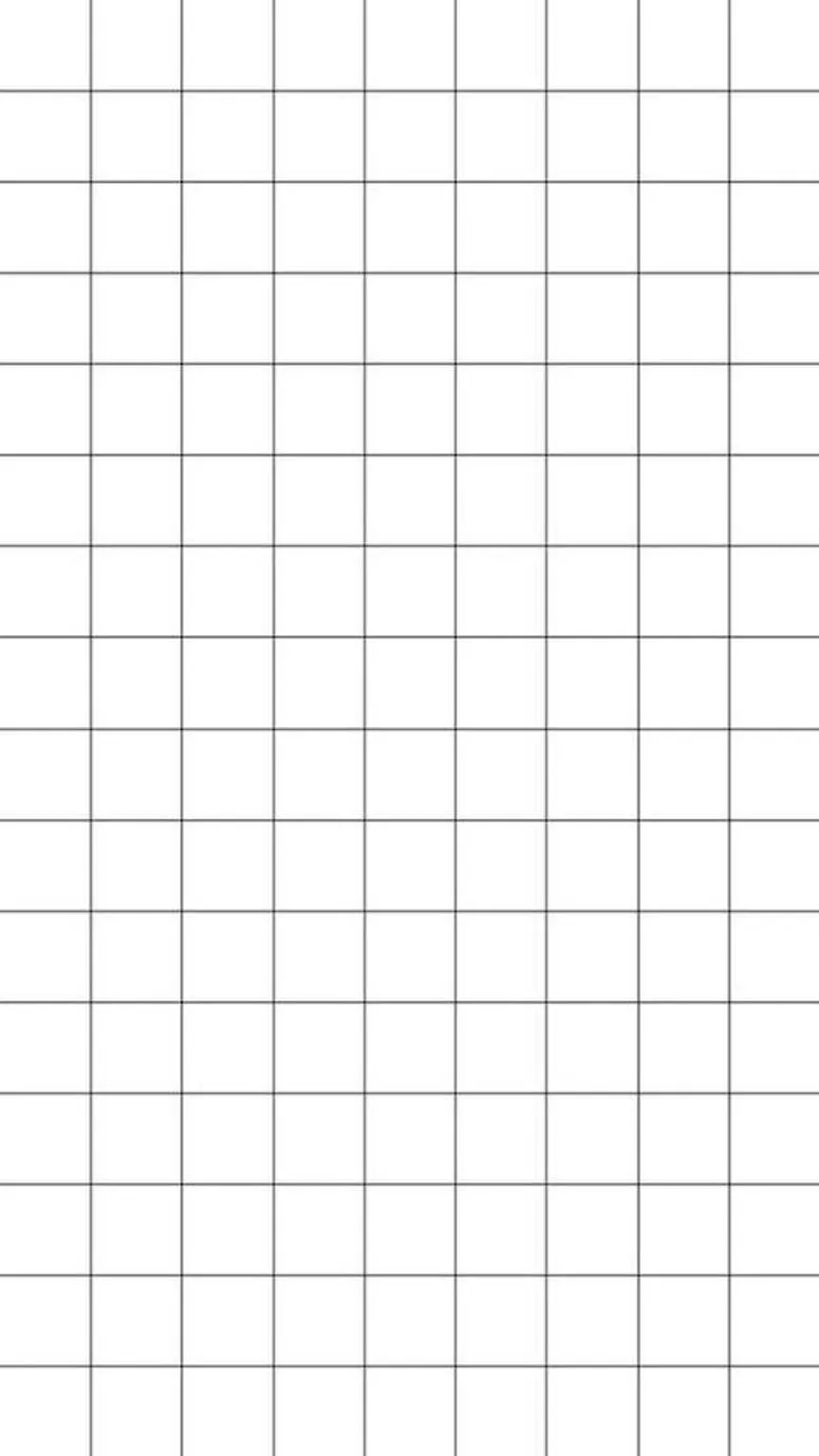 Simple white grid pattern on a clean background Wallpaper