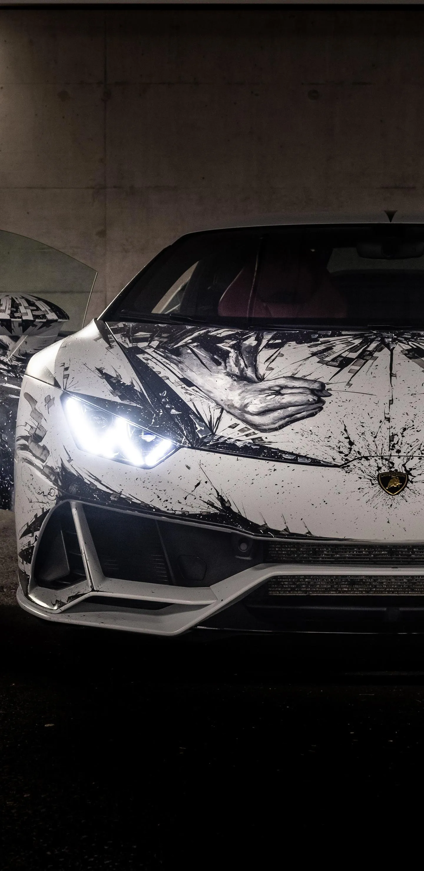 Sleek Sports Car in Low Light Modern Automotive Shot