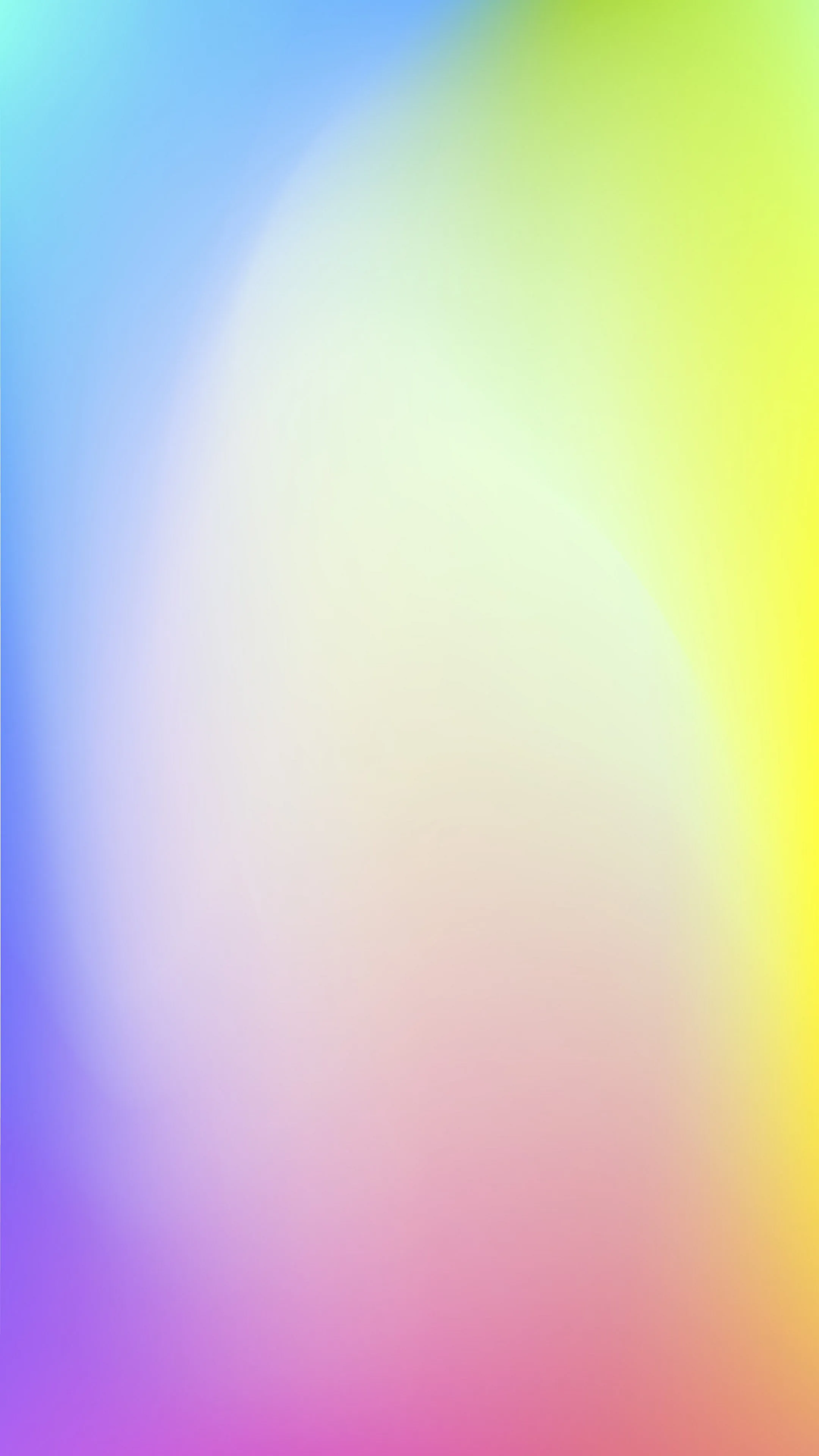 Soft pastel rainbow gradient with dreamy abstract light