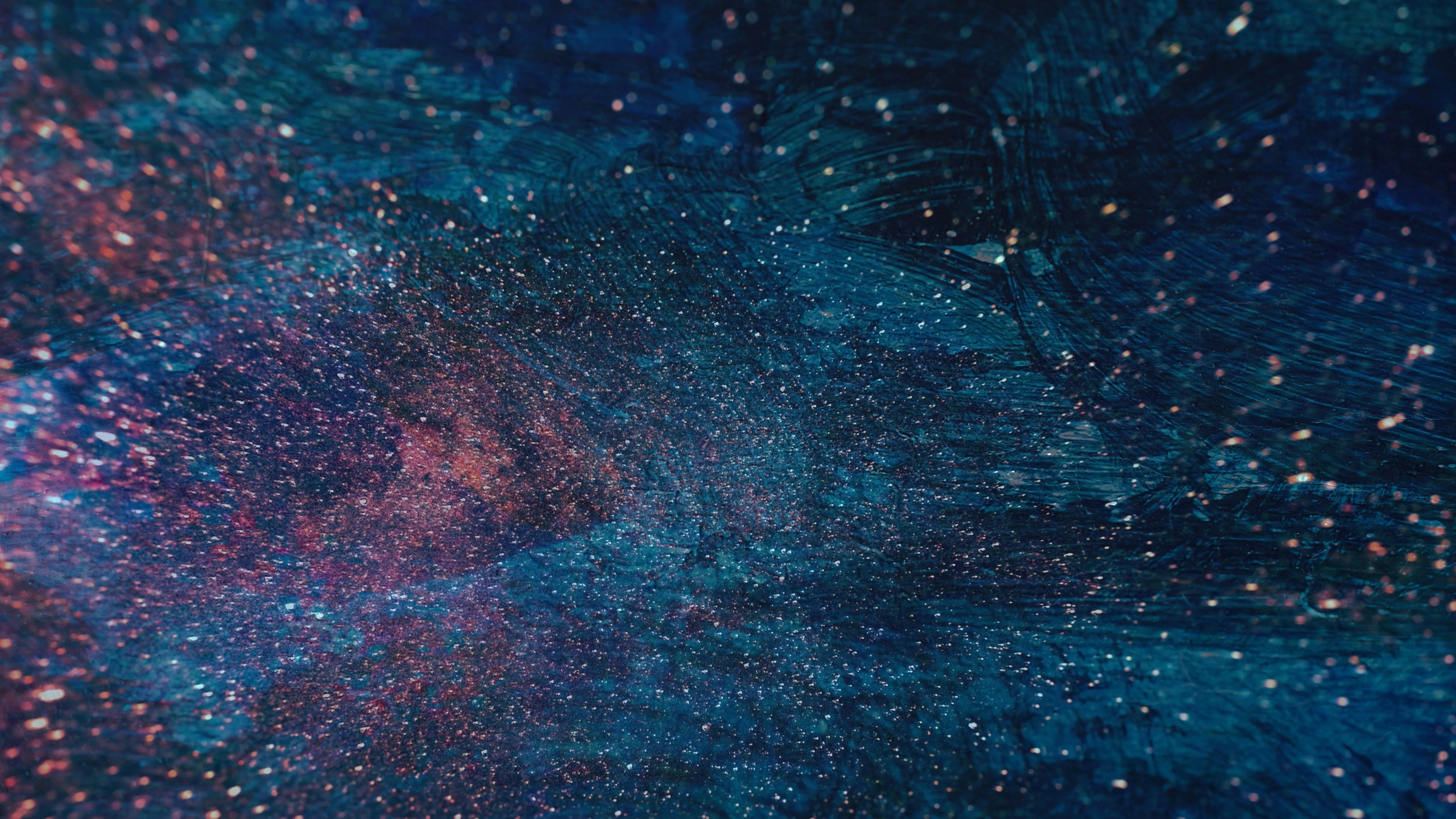 Starry night galaxy background with blue and pink tones