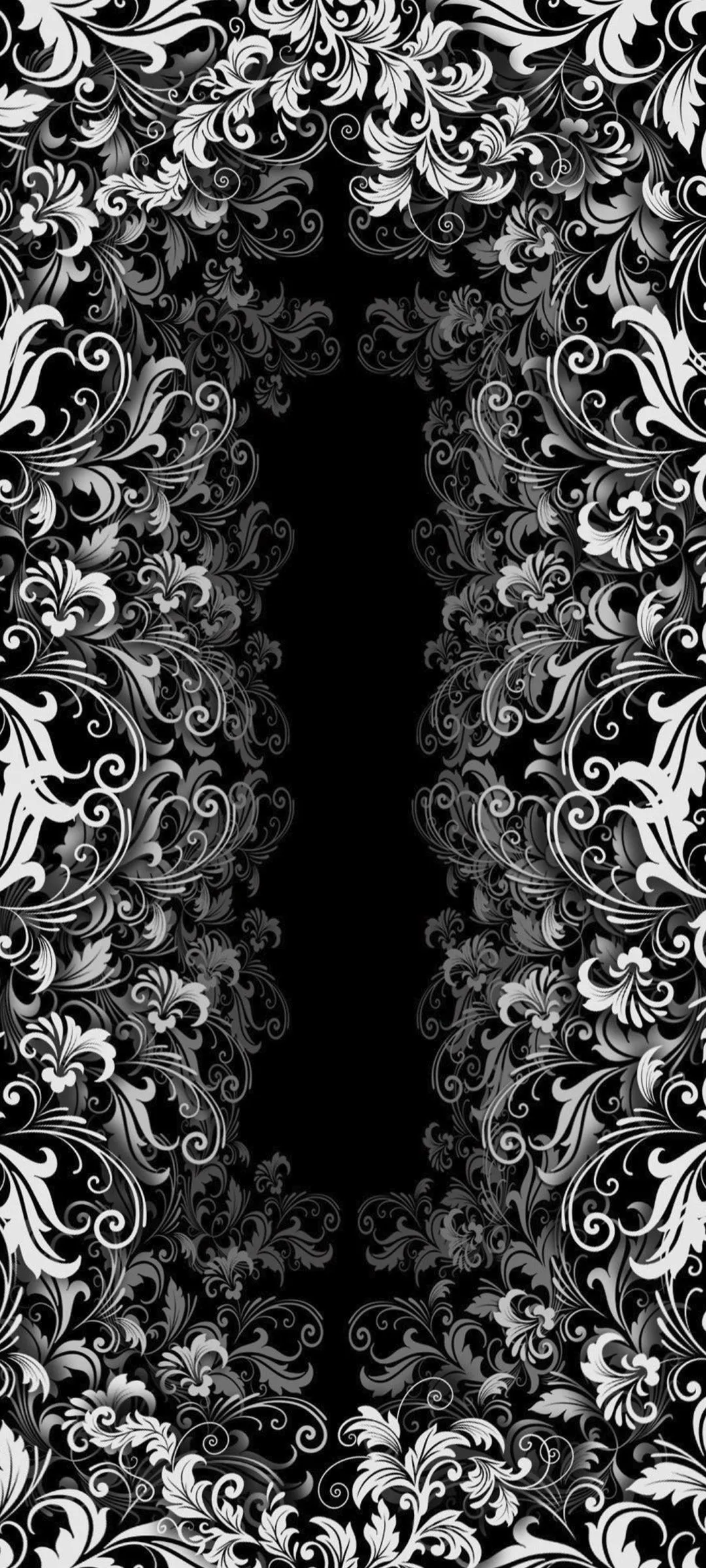 Stunning Black and White Abstract Mobile Wallpaper Design