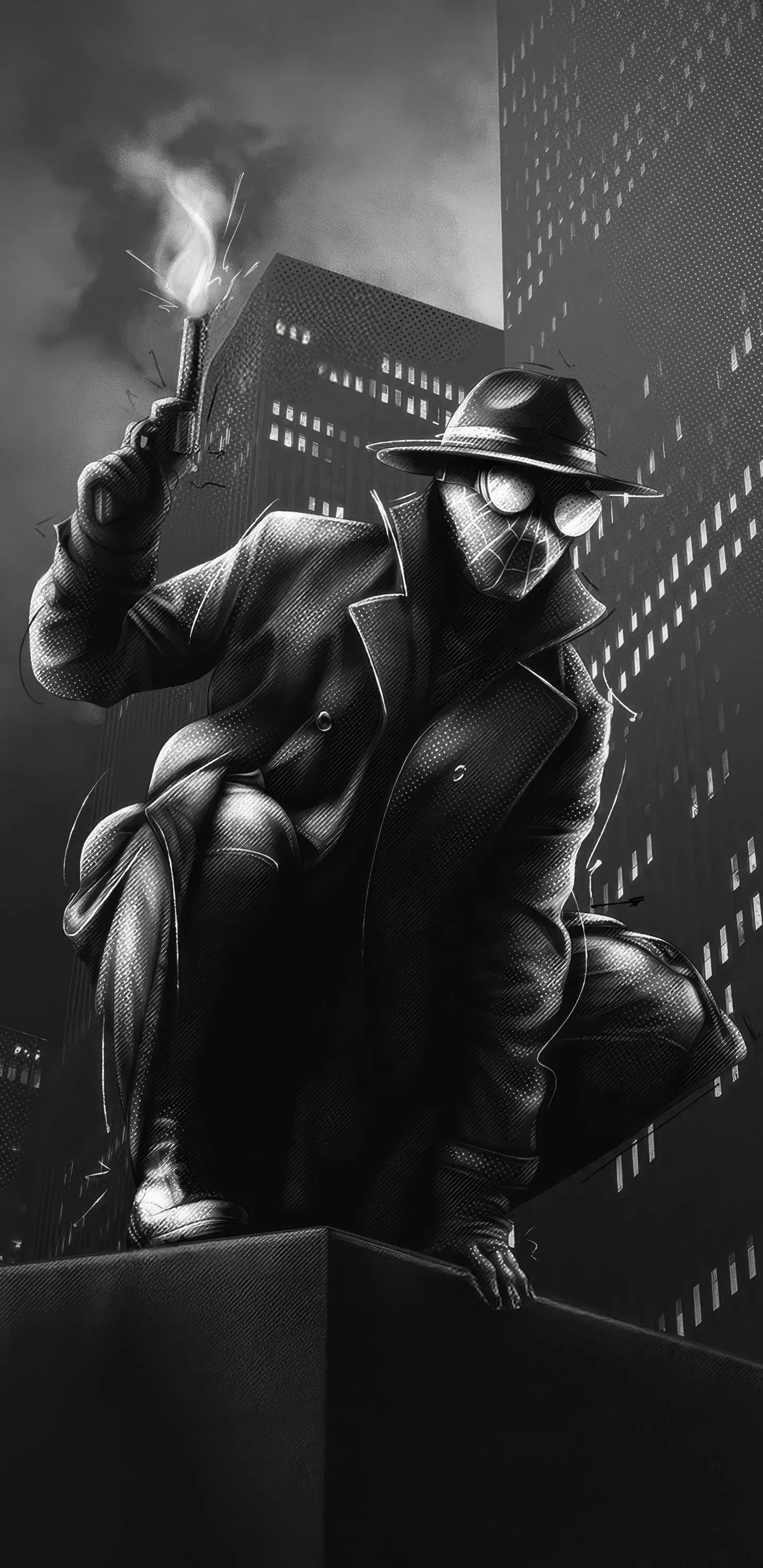 Tactical Soldier in Dark Gear Holding Rifle Ready for Action