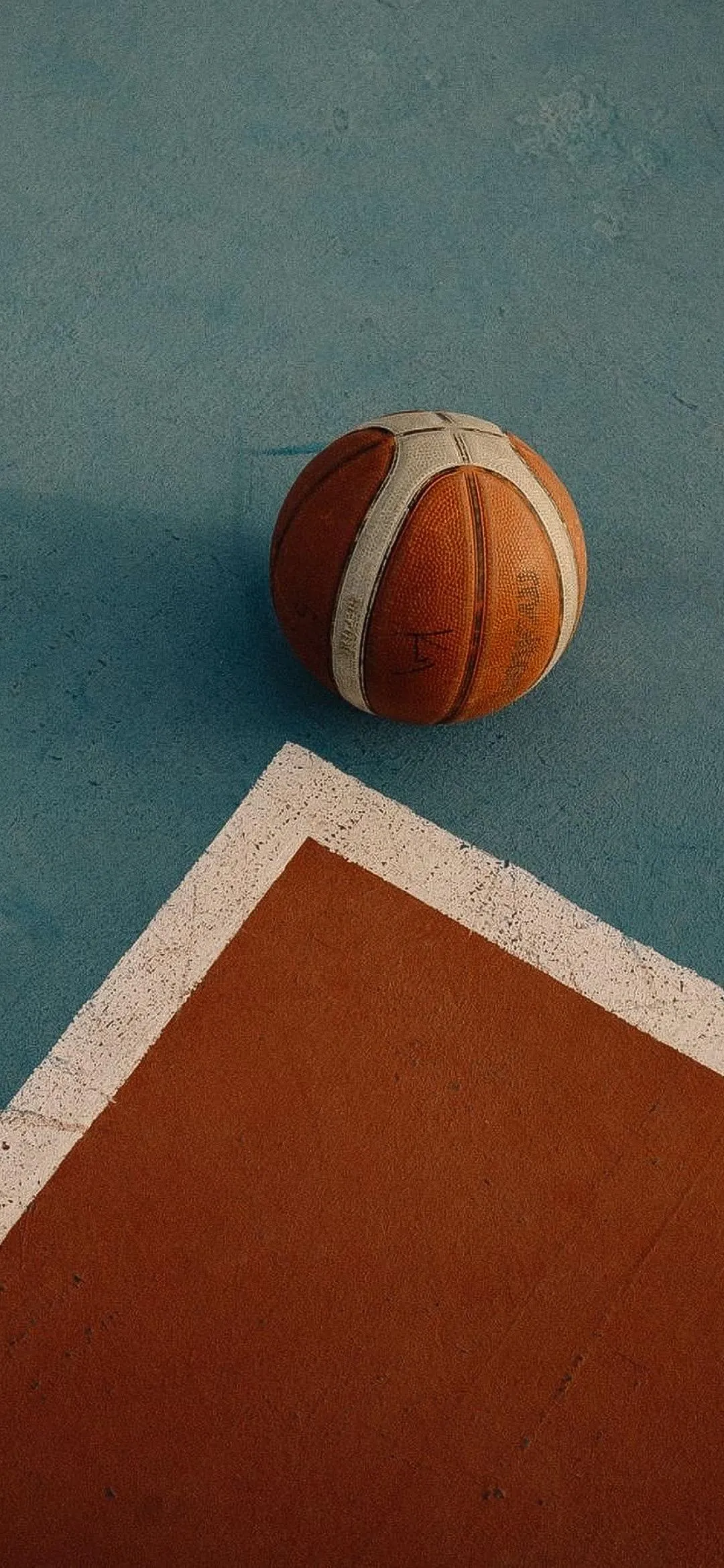Tennis Ball Near White Line on Outdoor Court Surface