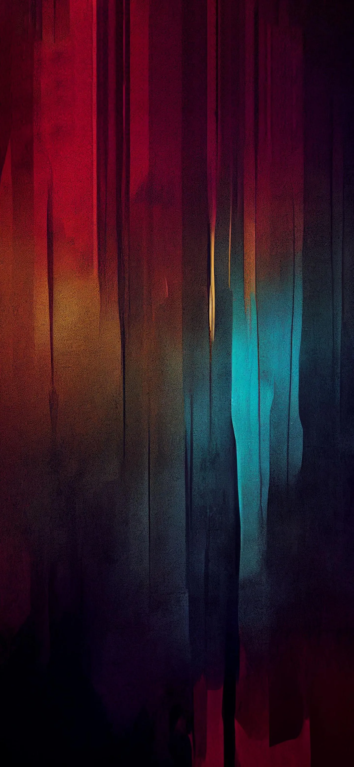 Vertical Neon Lines in Abstract Gradient Light Design