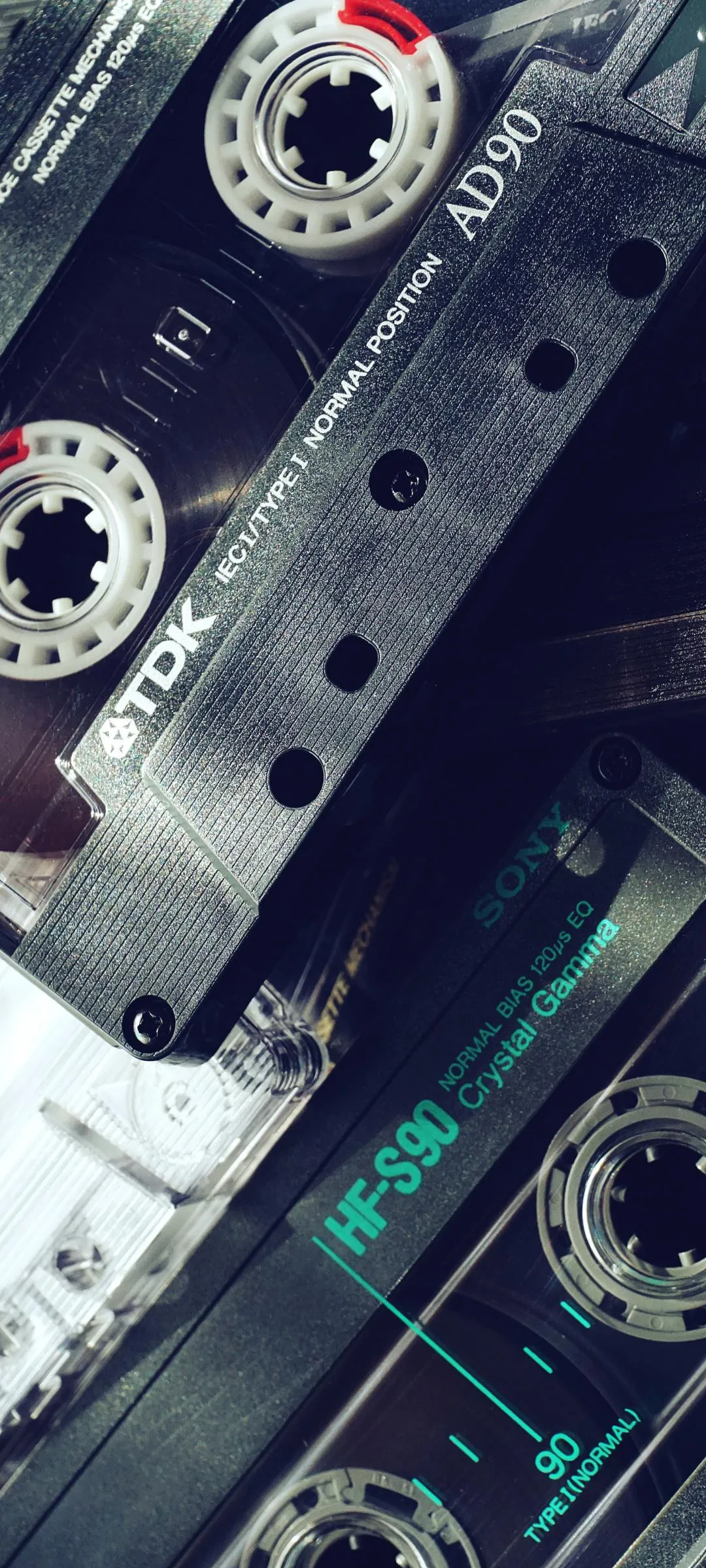 Vintage Cassette Tapes with Retro Music Vibes Wallpaper