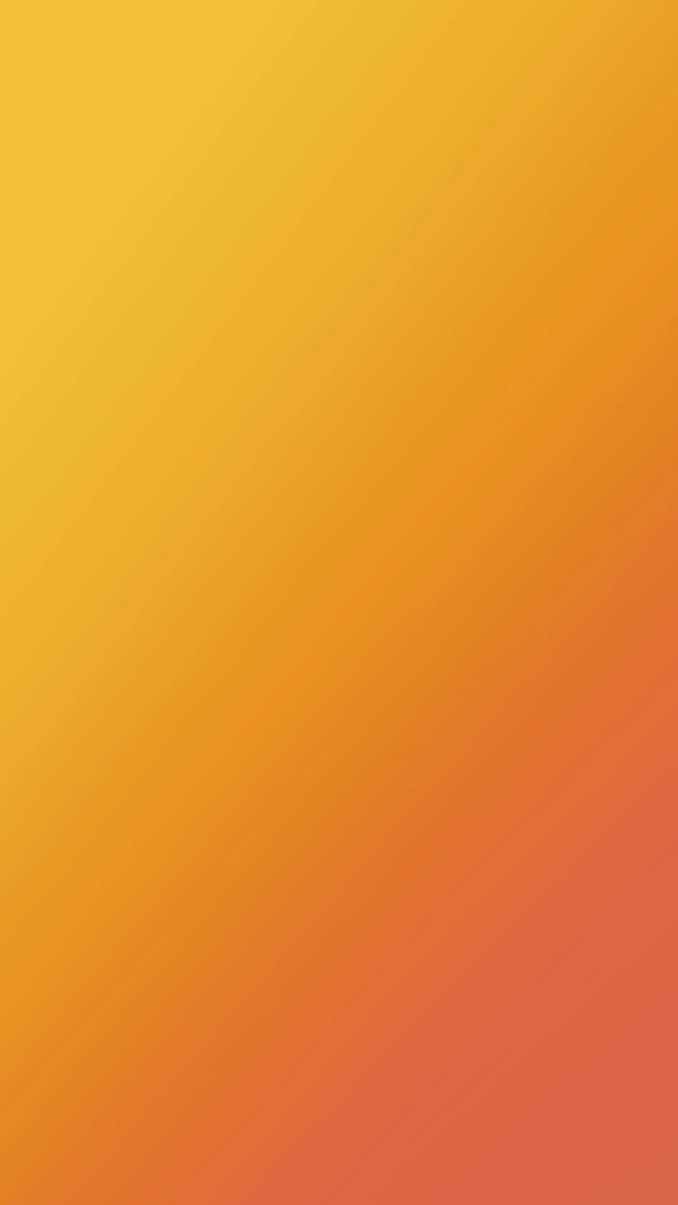 Warm orange to yellow smooth gradient background design HD