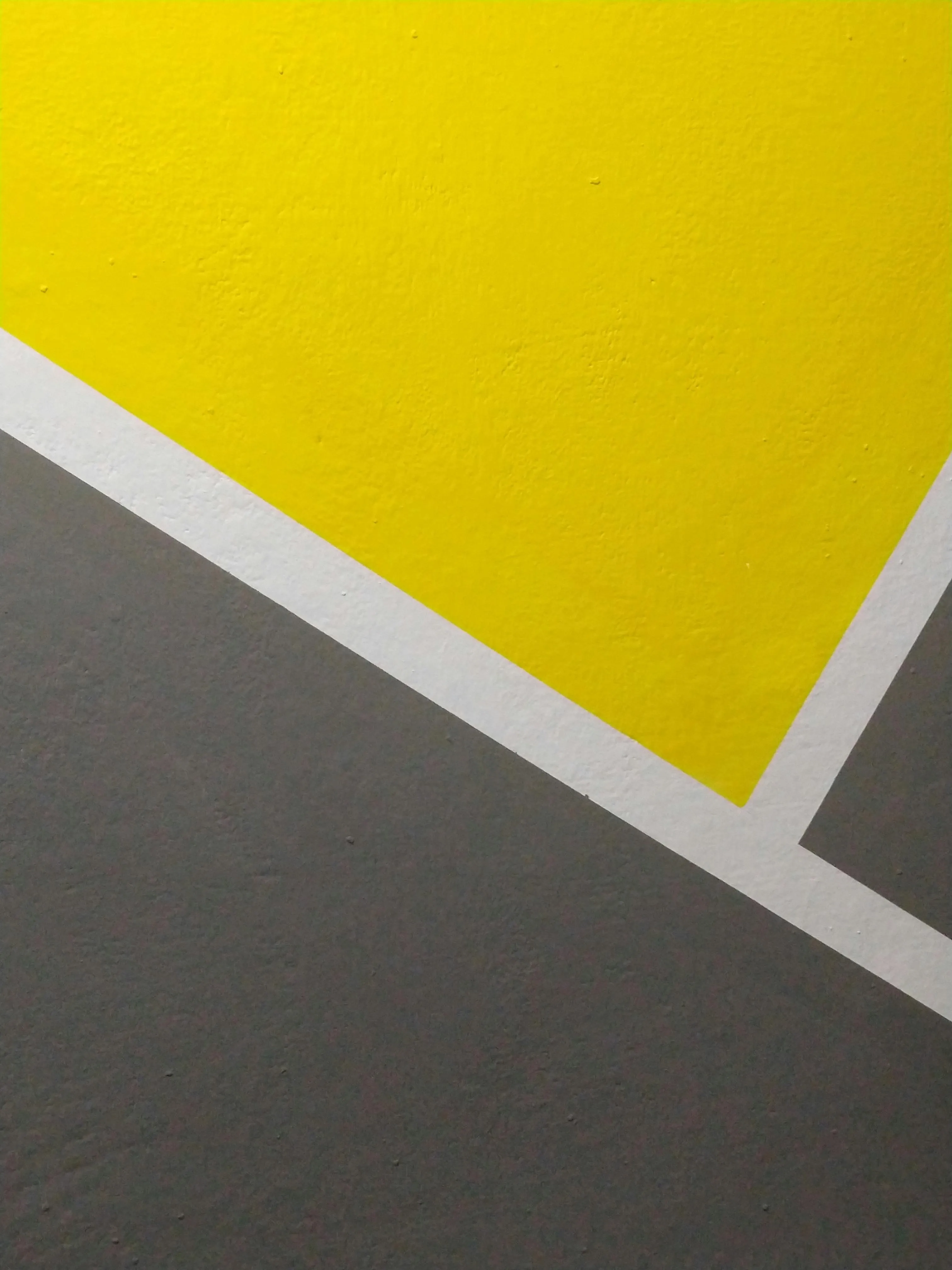 Yellow and gray geometric wall pattern free HD Wallpaper