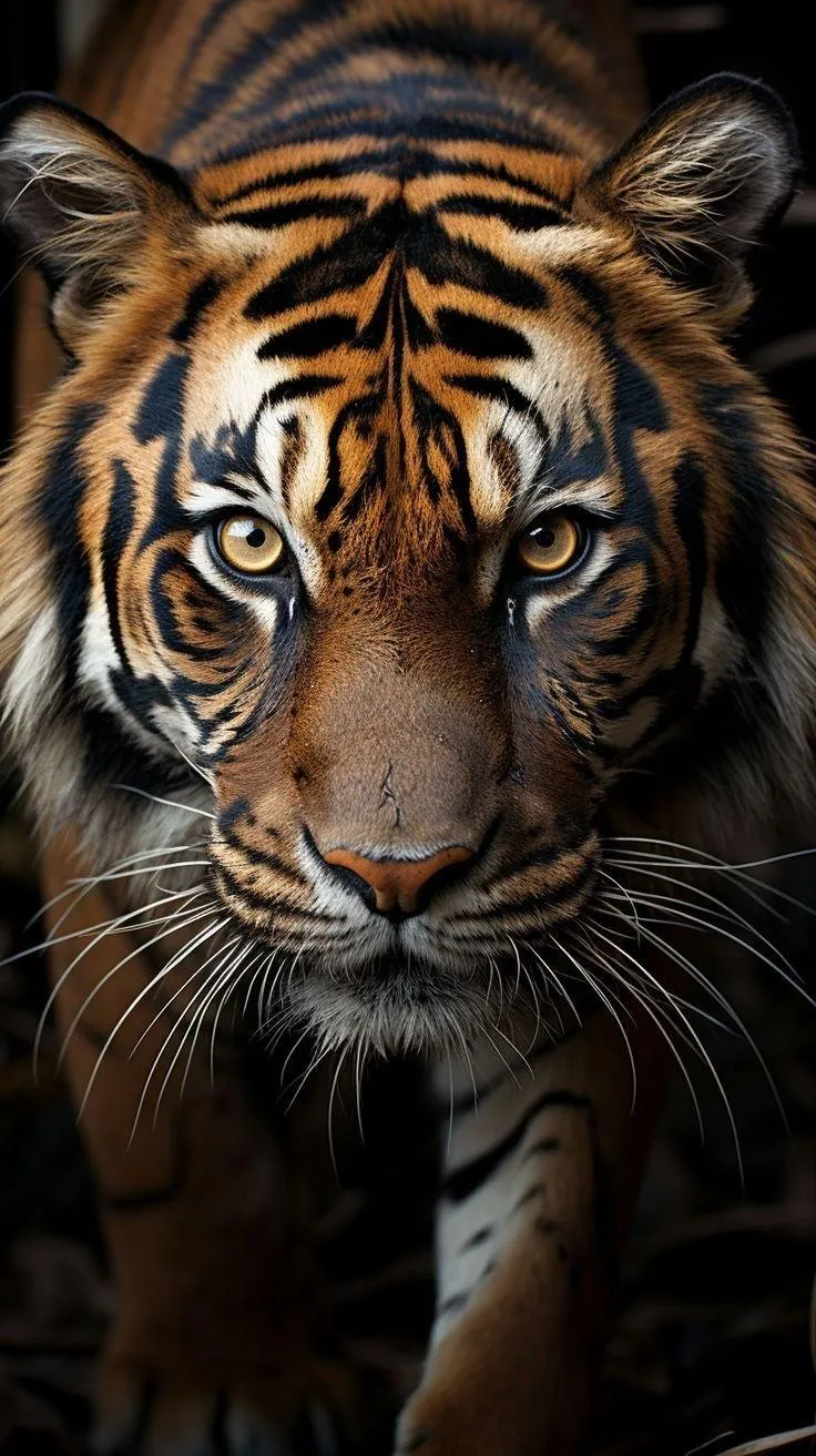 Stunning Tiger With Fearless Close Up Look Hd Nature Image